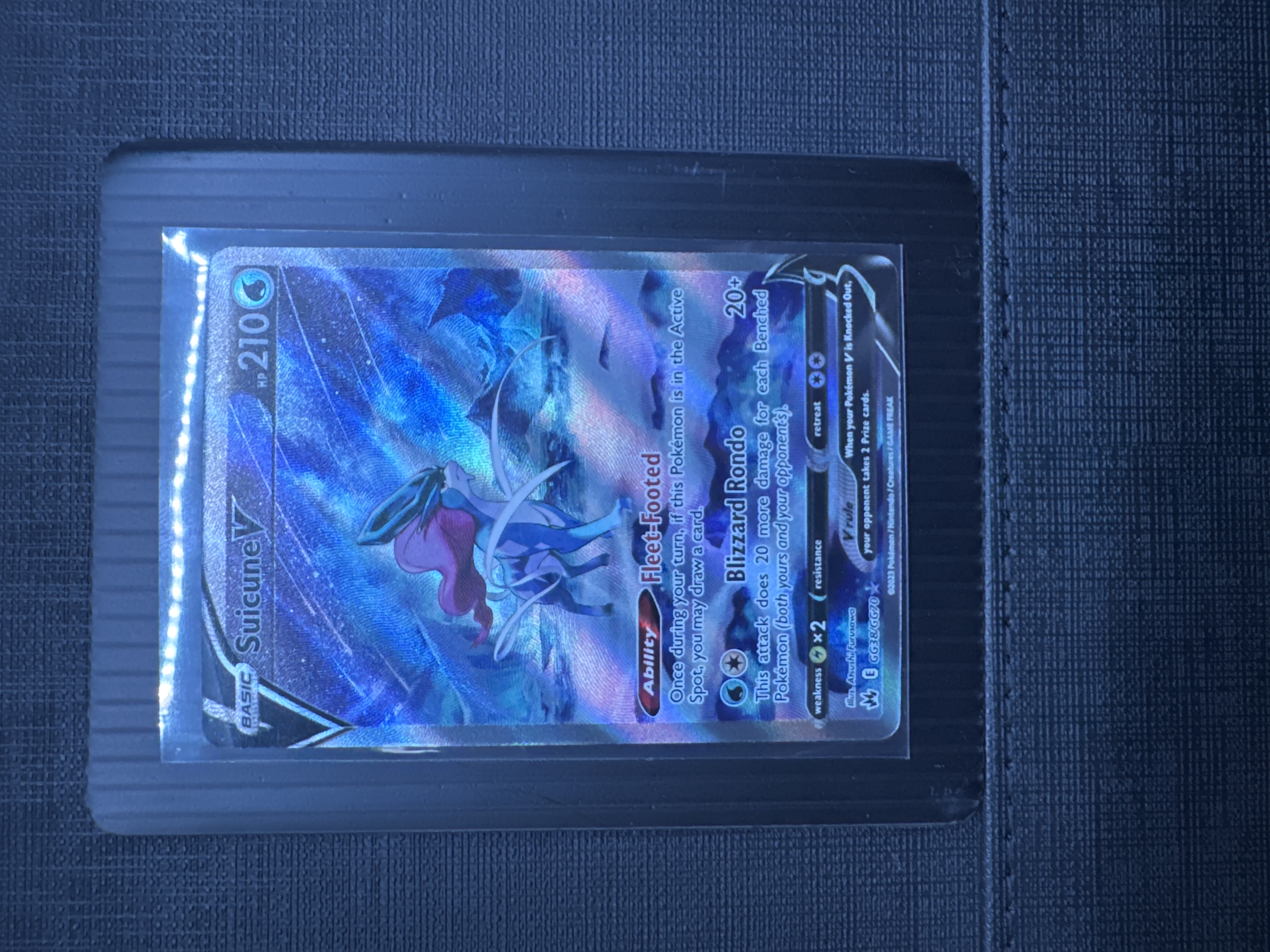 suicune full art pokemon card – ex 010/034 CLB adult Color Best Suicune ex deck guide