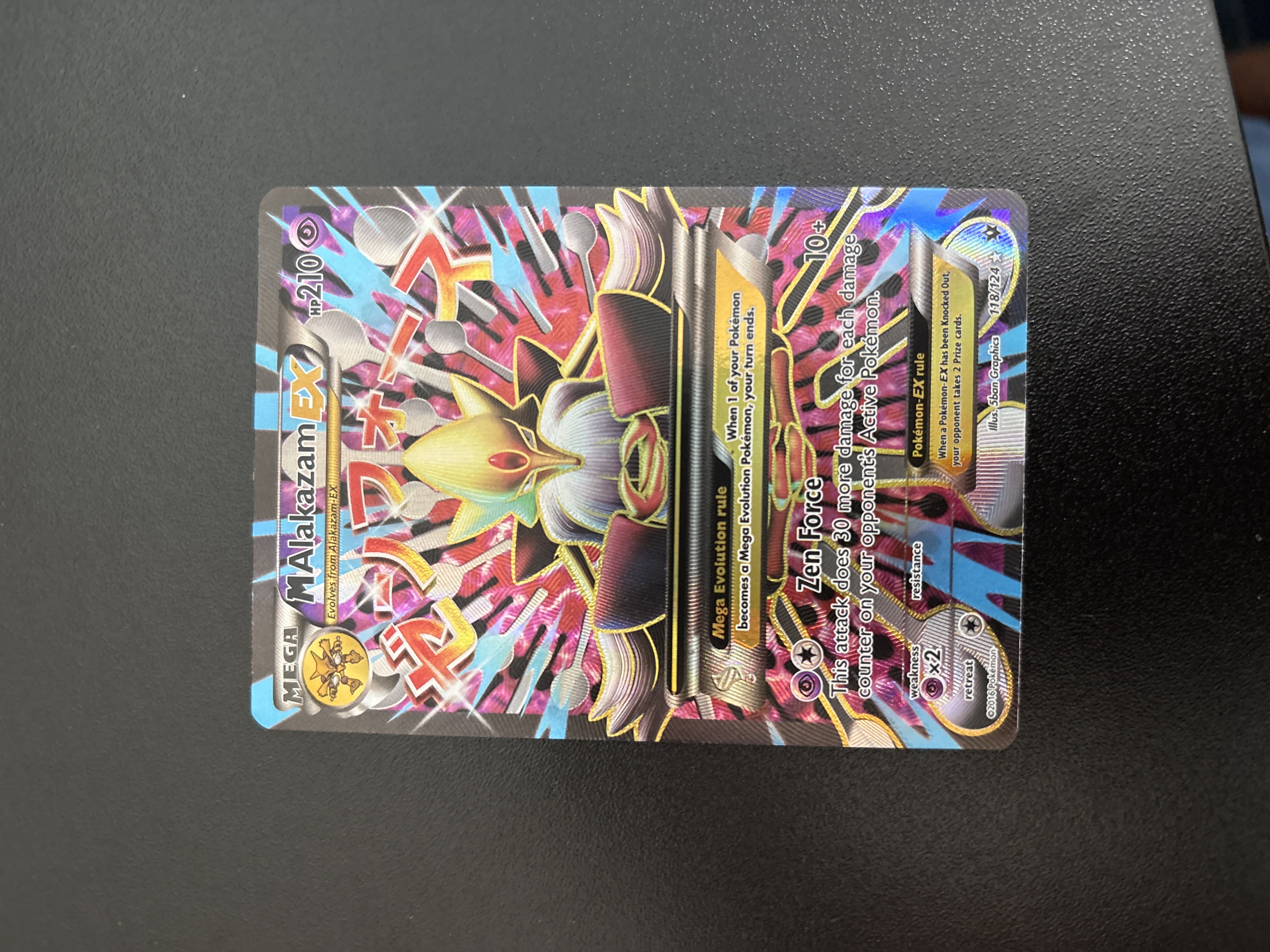 pokemon card mega alakazam Amazon.com: Pokemon - Mega-Alakazam-EX (118/124) - XY Fates Collide