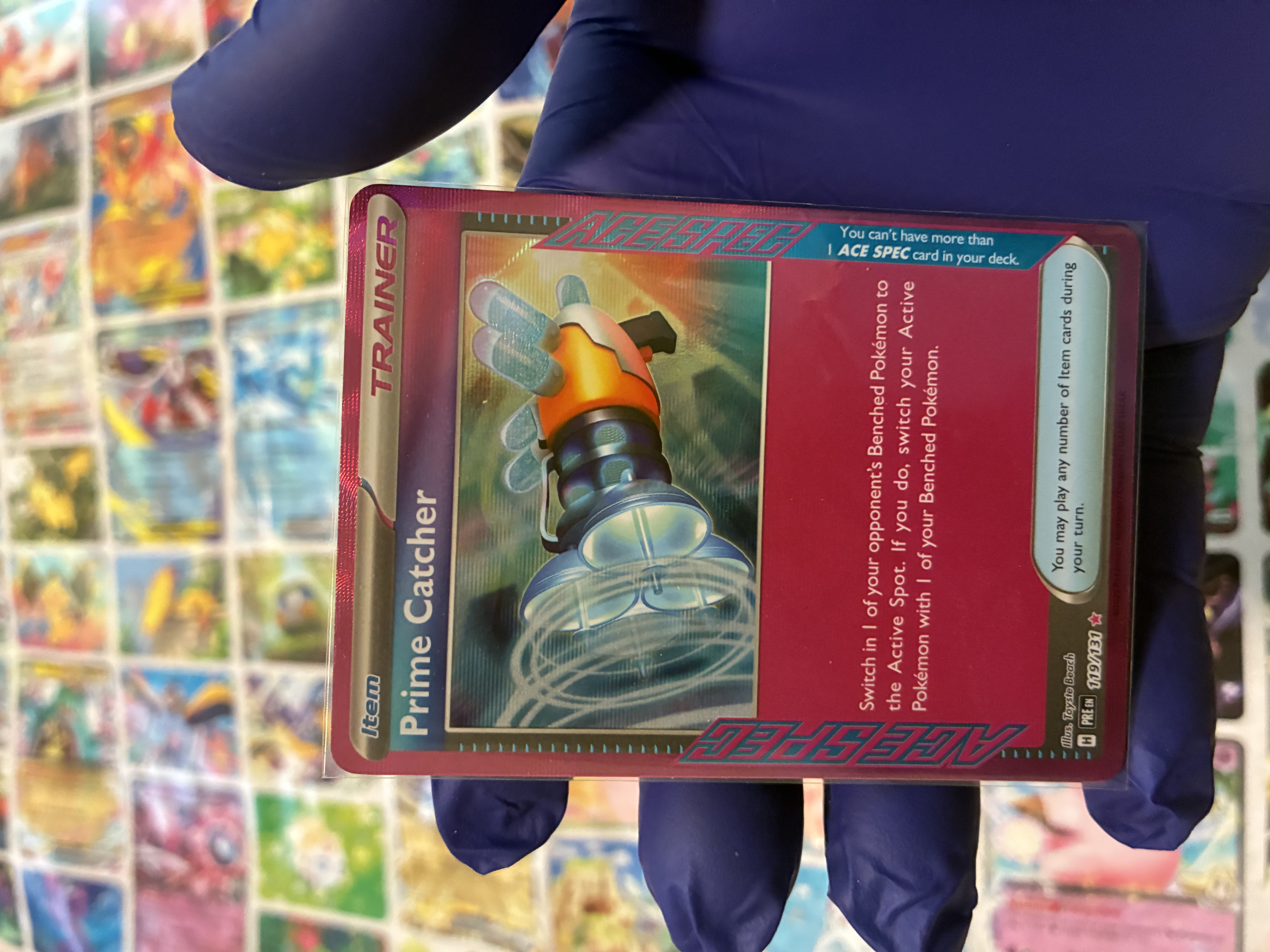 prime catcher pokemon card price Prime Catcher - 157/162 - Ace Rare Temporal Forces - Pokemon Card main image 0