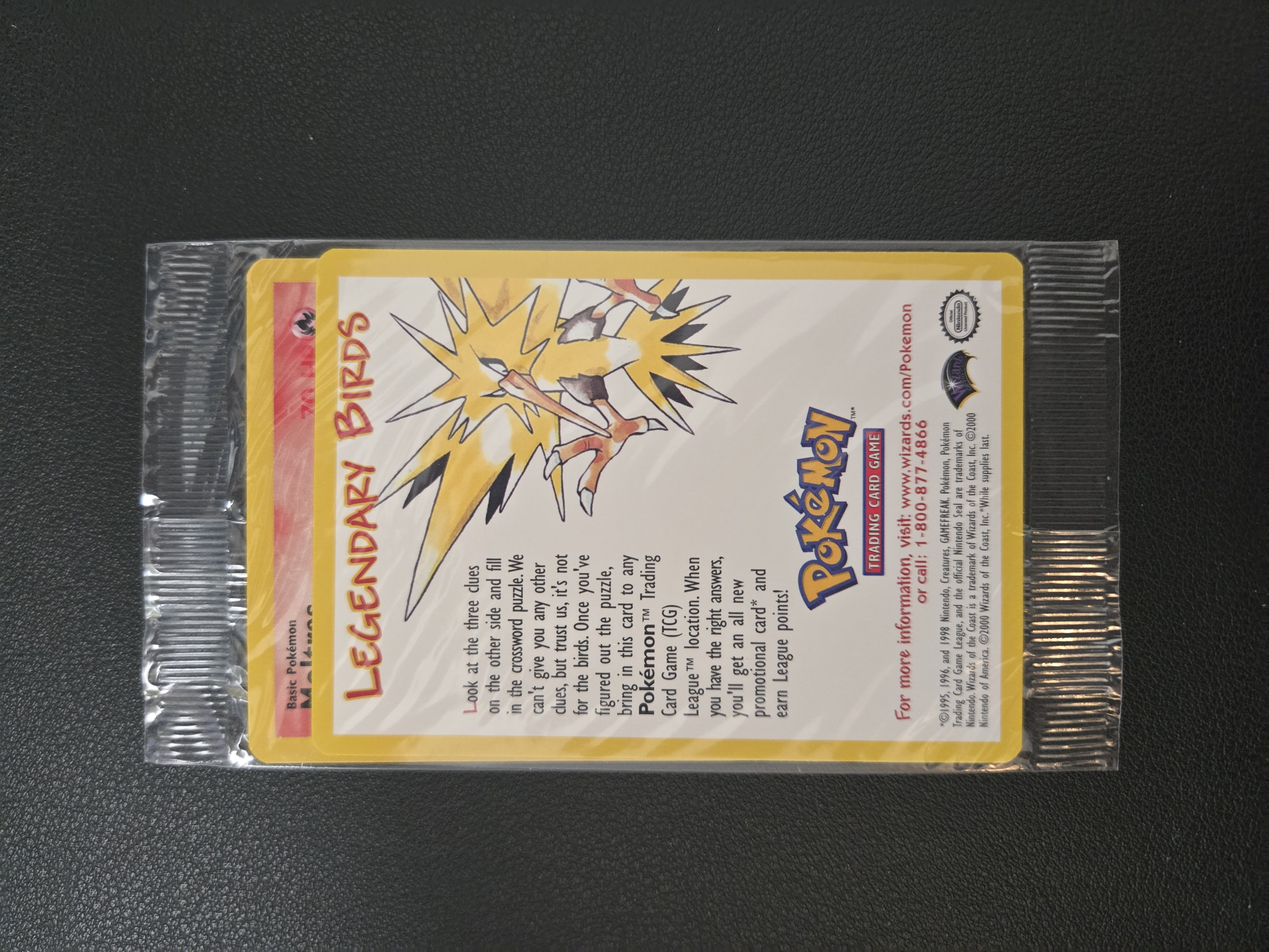 Moltres Toshinao Aoki Error (21) 2000 Pokemon Promo Black Star