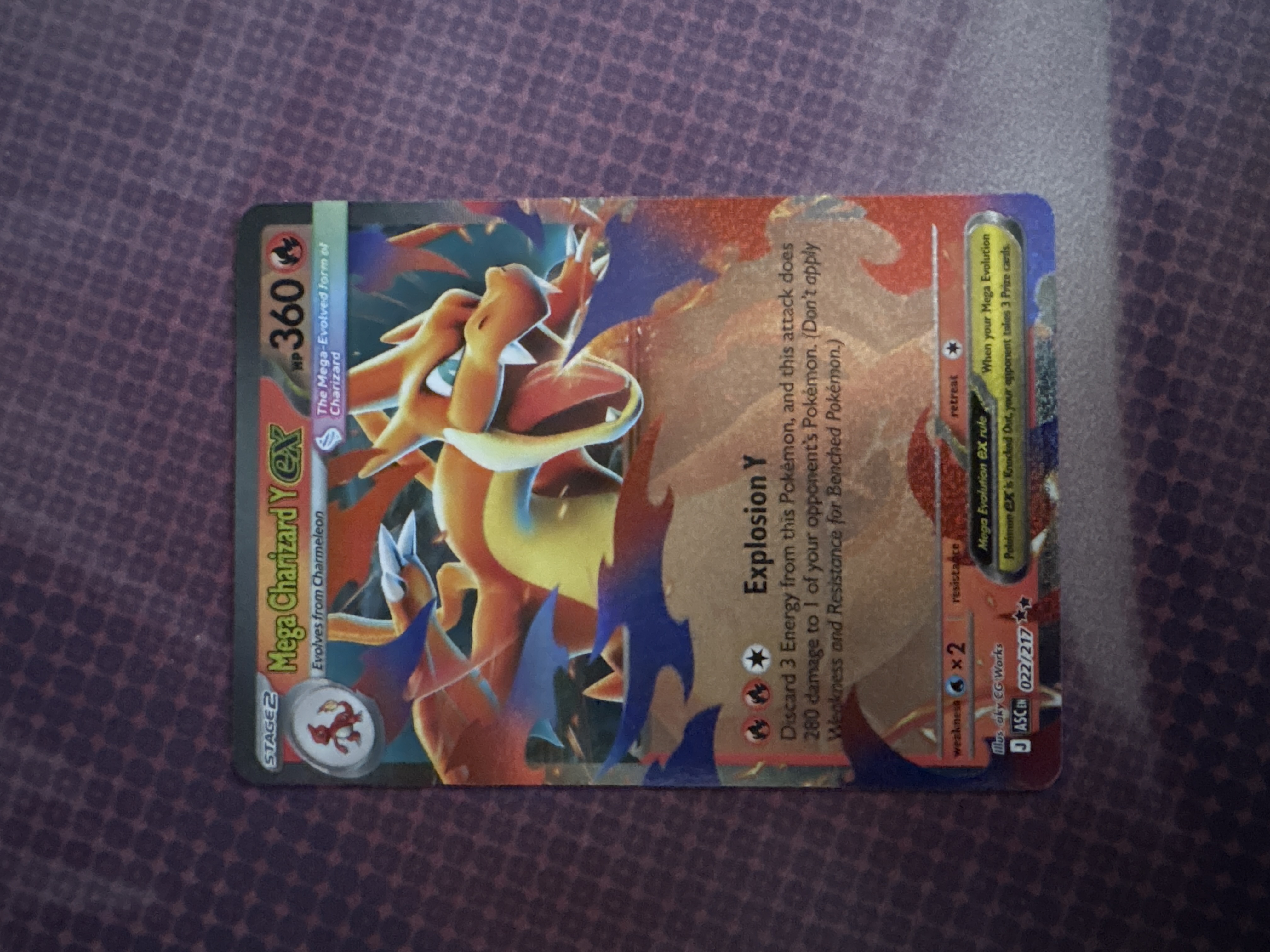 Mega Charizard Y EX (022) 2026 Pokemon Asc EN-Ascended Heroes