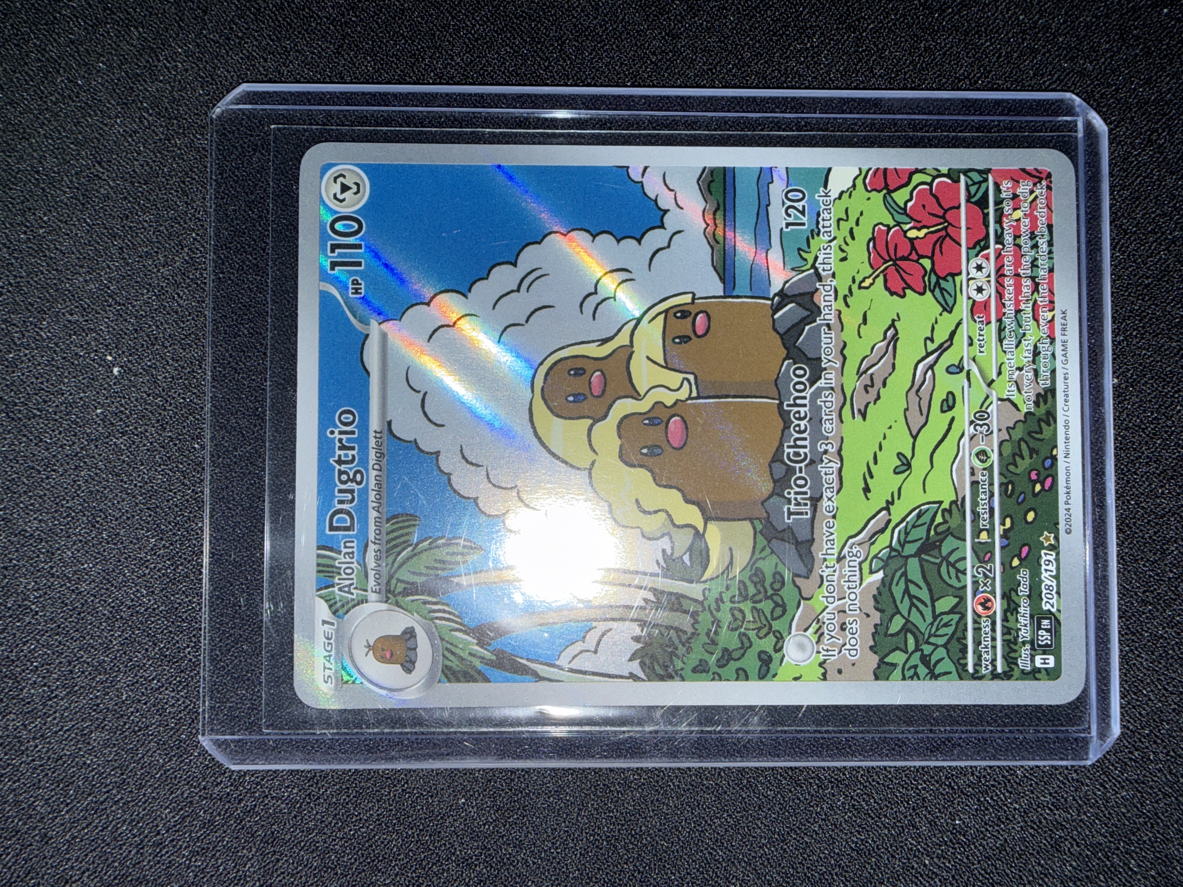 alolan dugtrio pokemon card value Alolan Dugtrio (123/191) - SV08 Surging Sparks