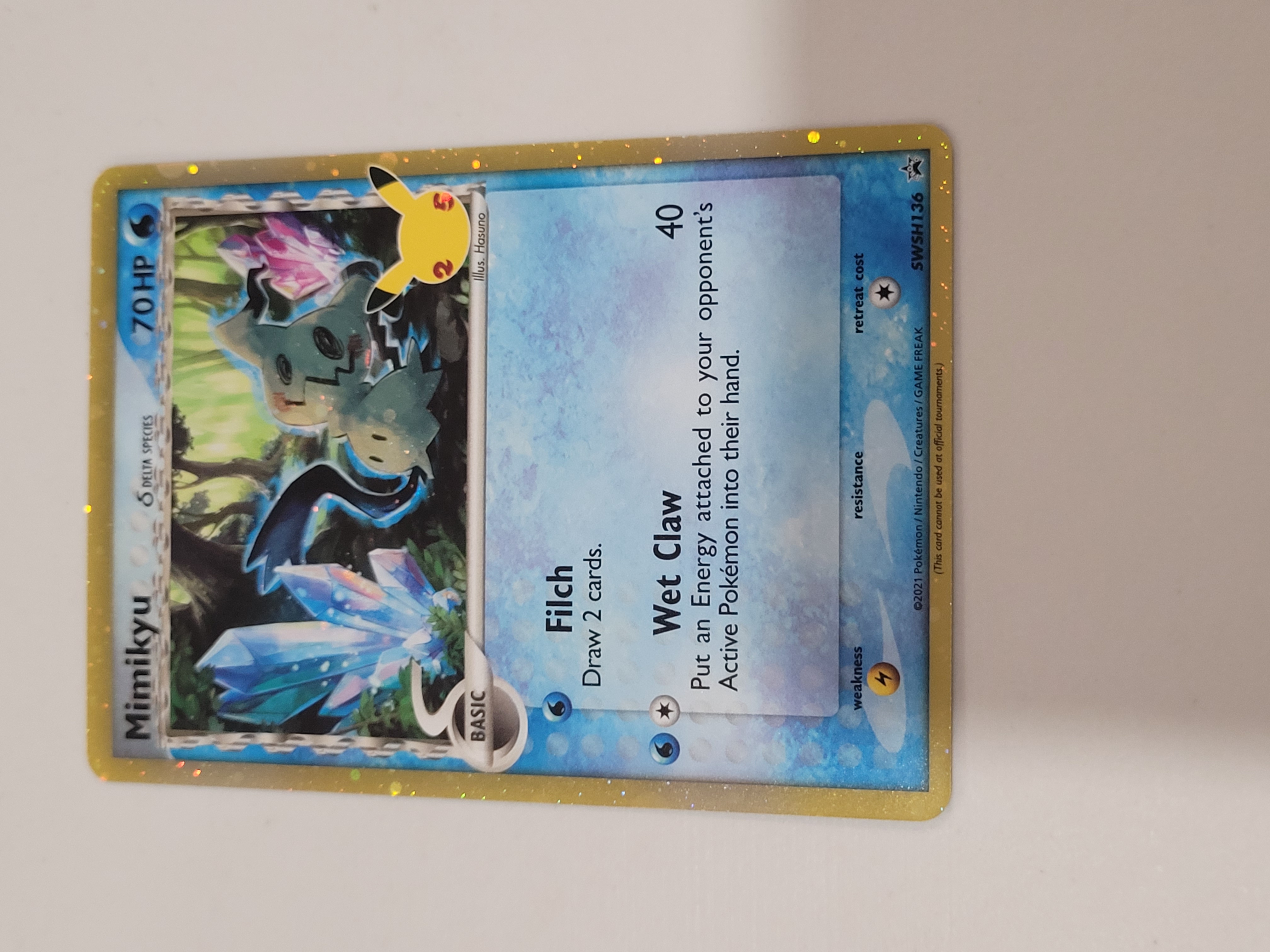 Mimikyu (Delta Species) SWSH136 - SWSH: Sword & Shield Promo Cards