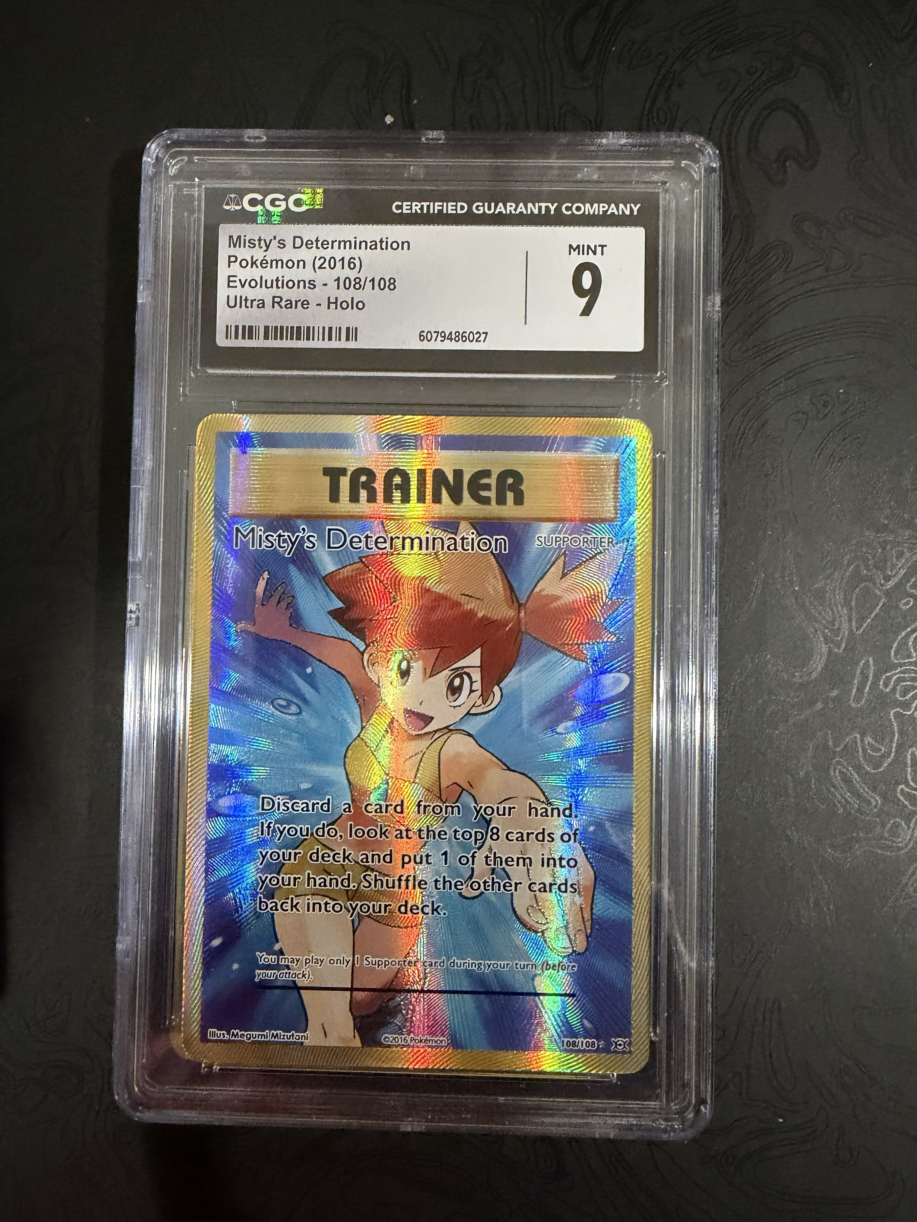 Misty's Determination (Full Art) 108 - XY - Evolutions - Pokémon