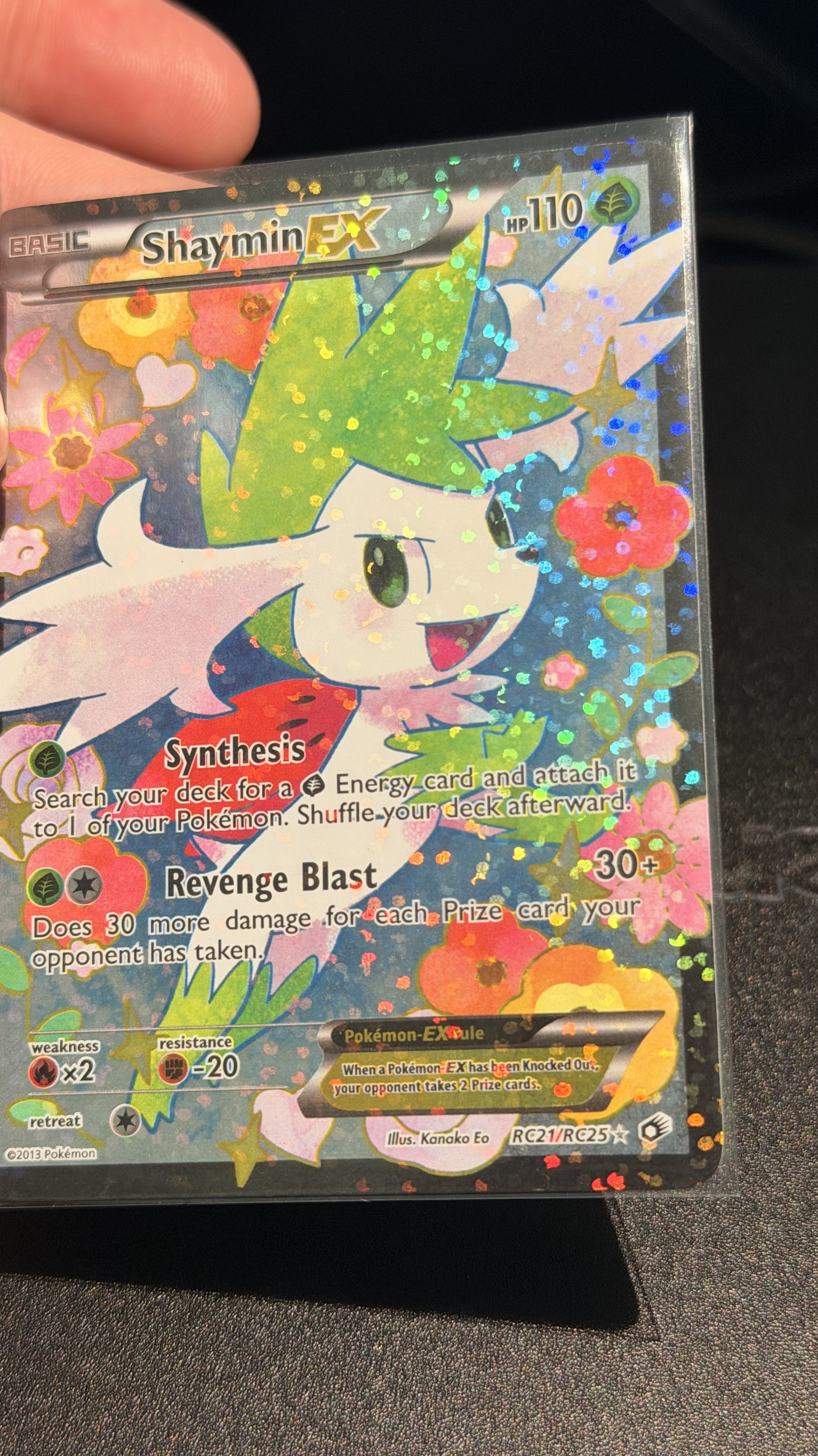 Shaymin EX (Full Art) RC21 - Legendary Treasures: Radiant