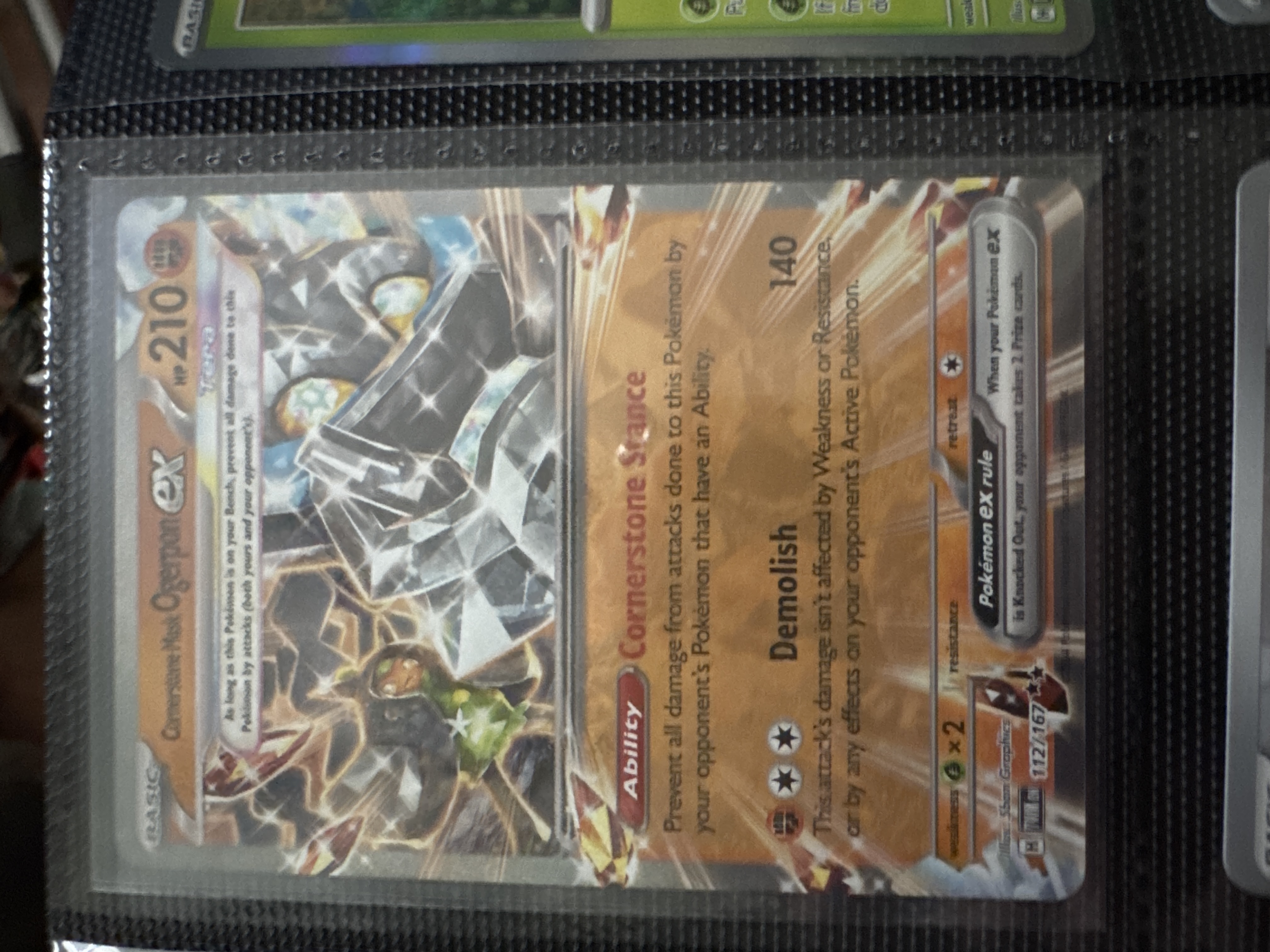 cornerstone mask ogerpon ex pokemon card value SV6] SAR 119/101SR Near Mint Set Cornerstone Mask Ogerpon EX (112)