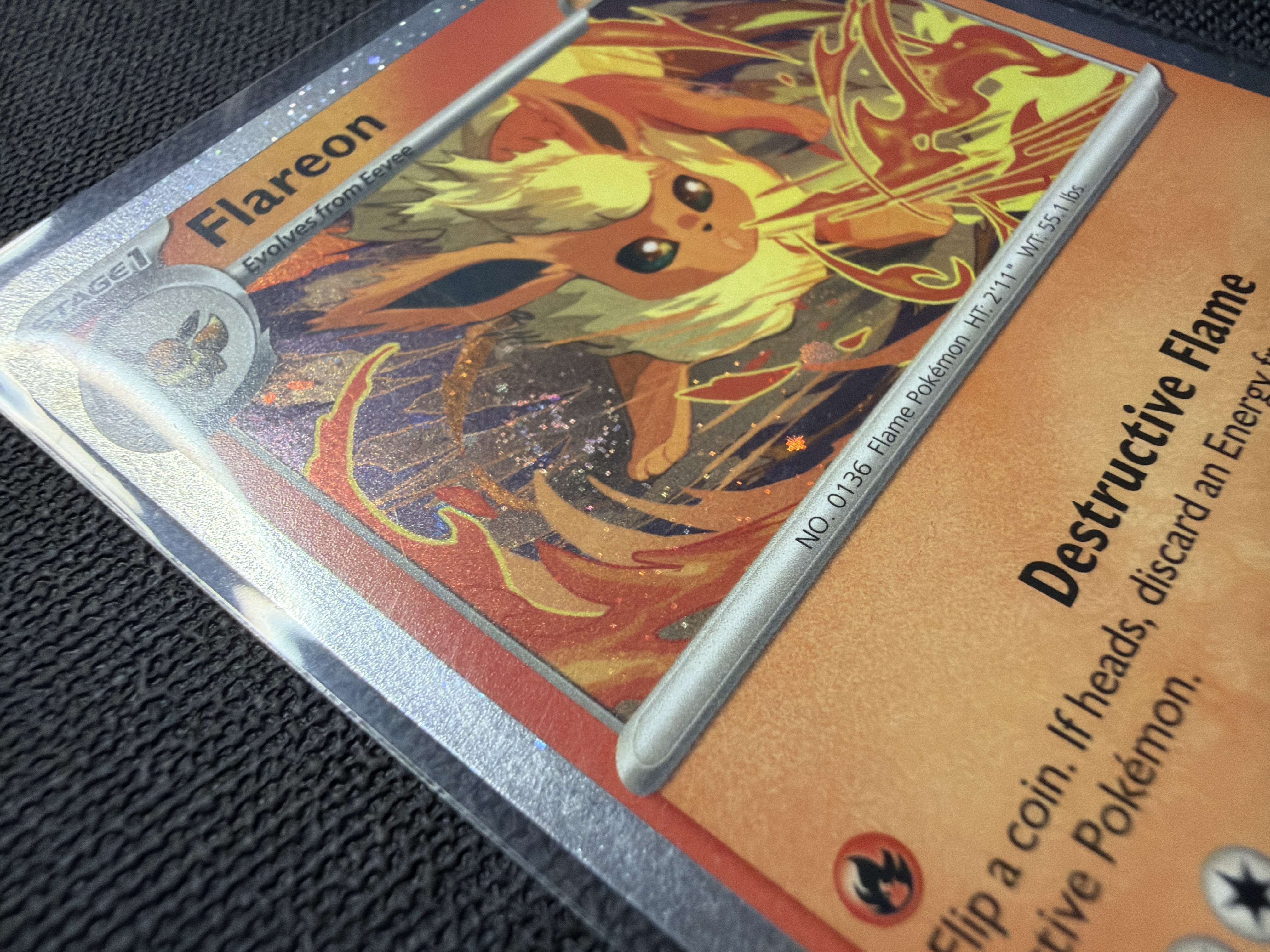 Flareon Prismatic Evolutions Poster Collection (167) 2025 Pokemon Svp EN-SV  Black Star Promo - Pokmon Card Data