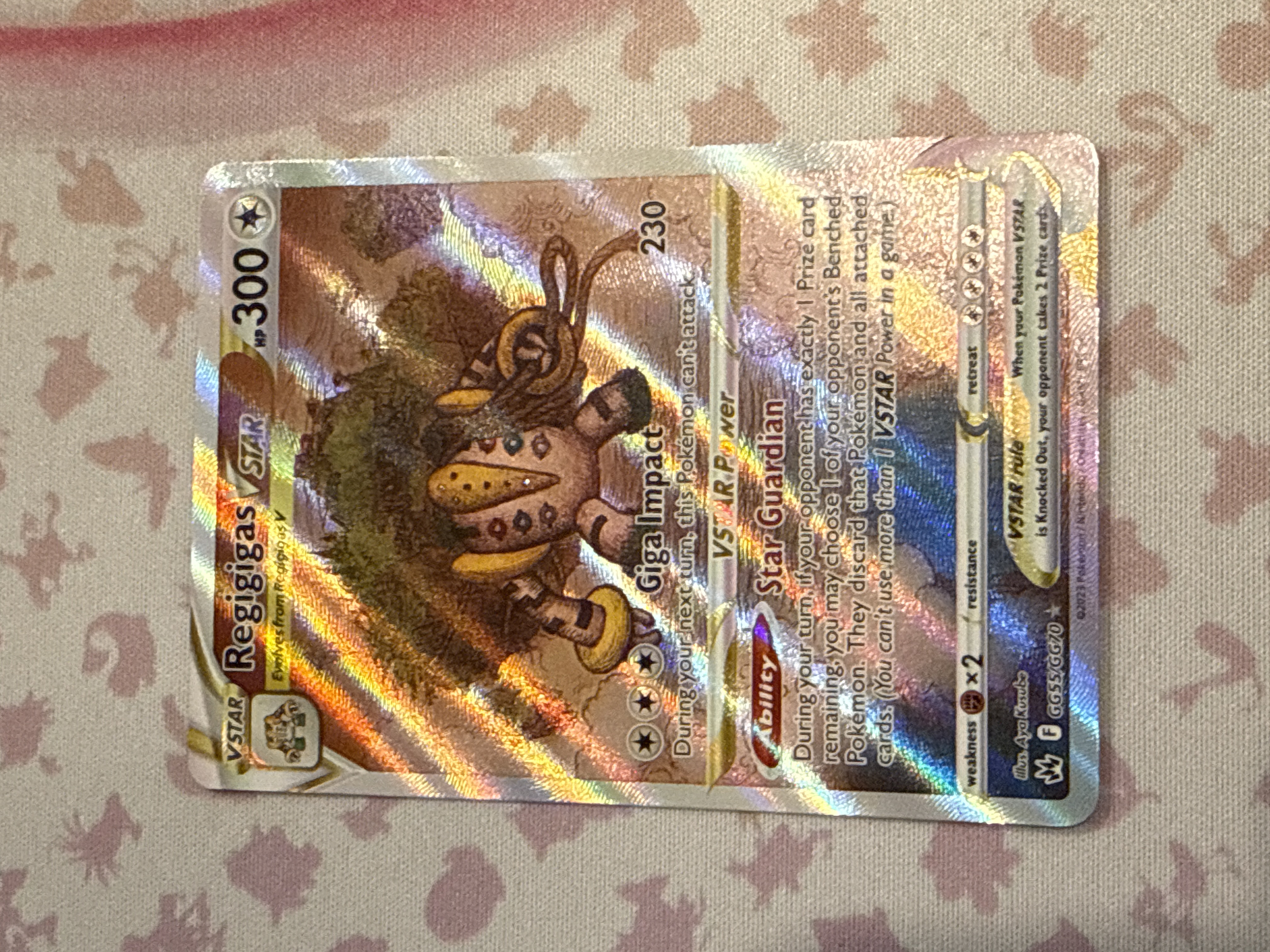 regigigas vstar pokemon card Regigigas VSTAR GG55/GG70