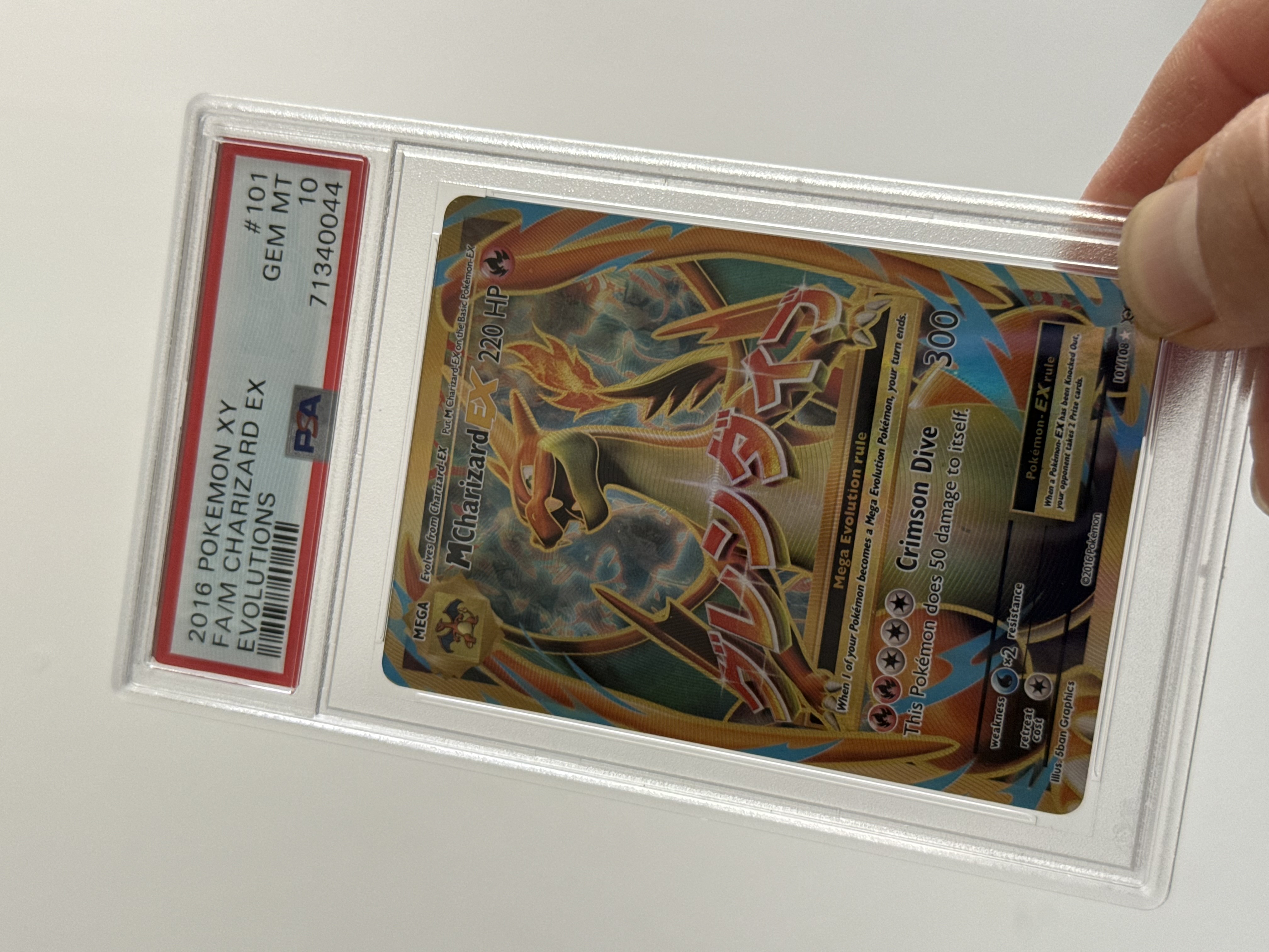 old mewtwo pokemon card price 2016 POKEMON XY EVOLUTIONS M CHARIZARD EX FULL ART ULTRA RARE CARD 101 –  Mint Sports Cards & Collectibles main image 0