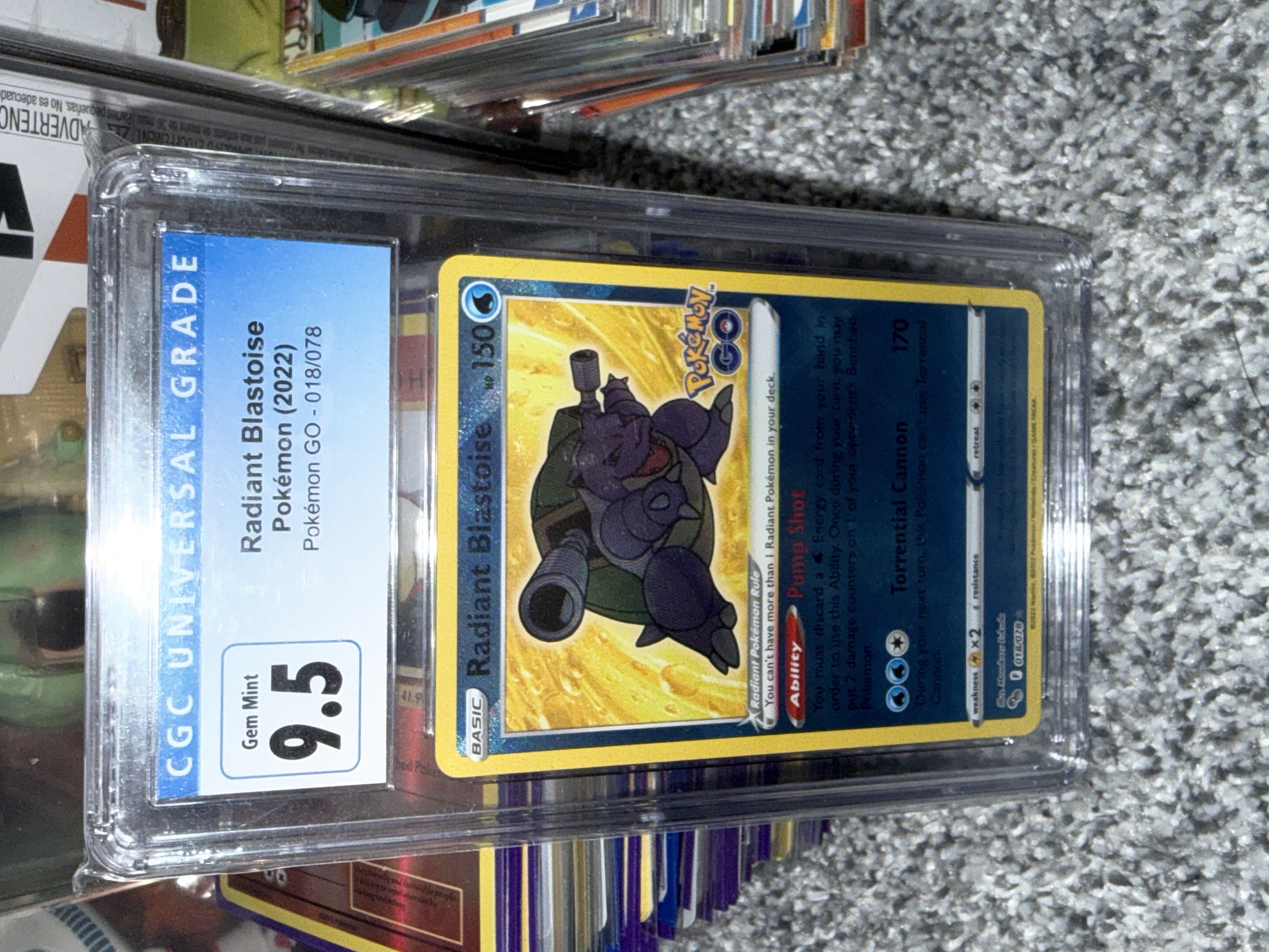 radiant blastoise pokemon go card Radiant Blastoise (018) 2022 Pokemon Go