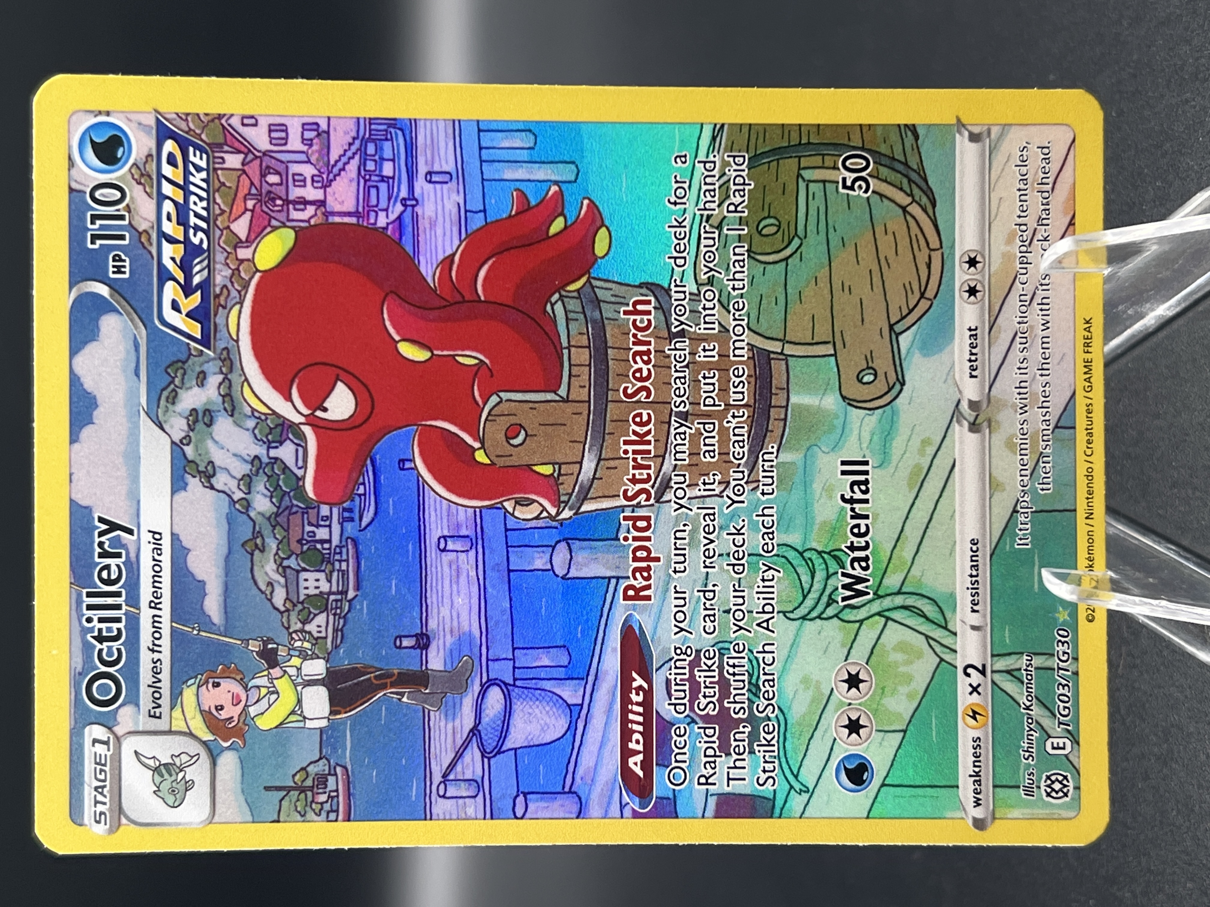 octillery pokemon card (H20) and its got great art too Pokemon Card Octillery 030/106 Holo