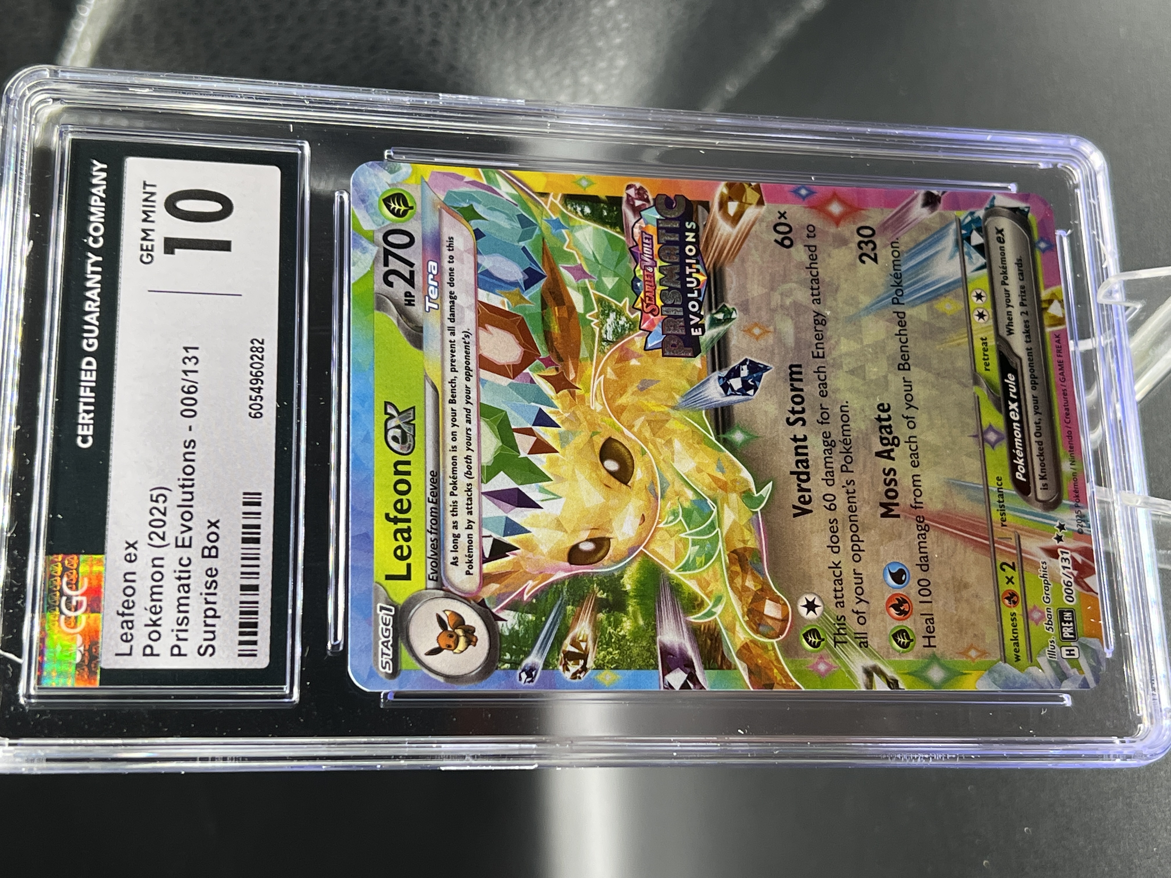 leafeon ex pokemon card (Triumphant Light #10/96, 4-Diamonds) Commemorate your favorite tabletop game with this Leafeon EX 2025 Pokemon Prismatic Evolutions Double Rare #006 PSA Authenticated 10 Card Pokemon - Leafeon ex 006/131
