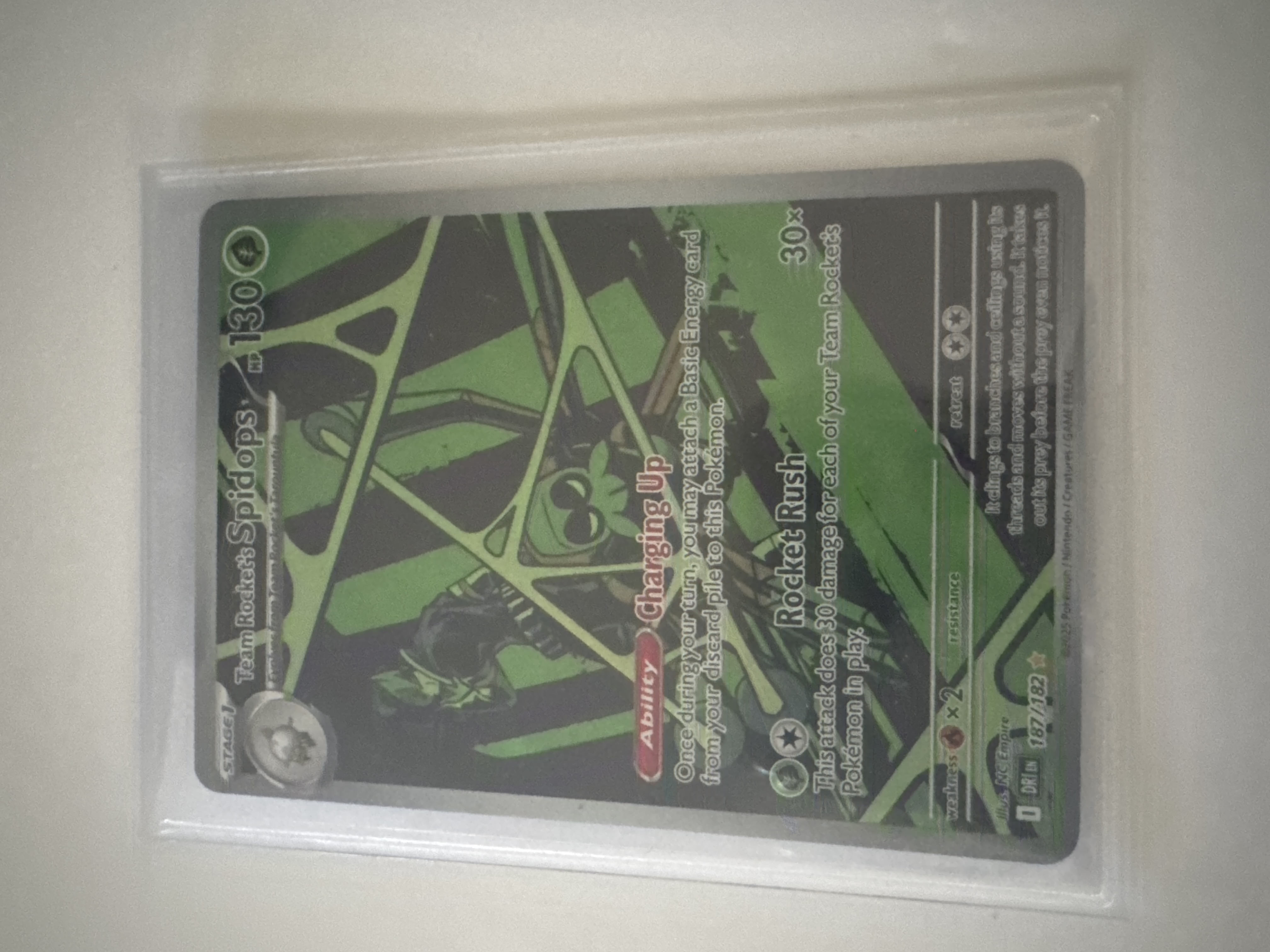 spidops pokemon card - ex 243/198 - Scarlet & Violet - Special Illustrator Rare [Grass][Colorless] Pokemon 2025 SV10 The Glory
