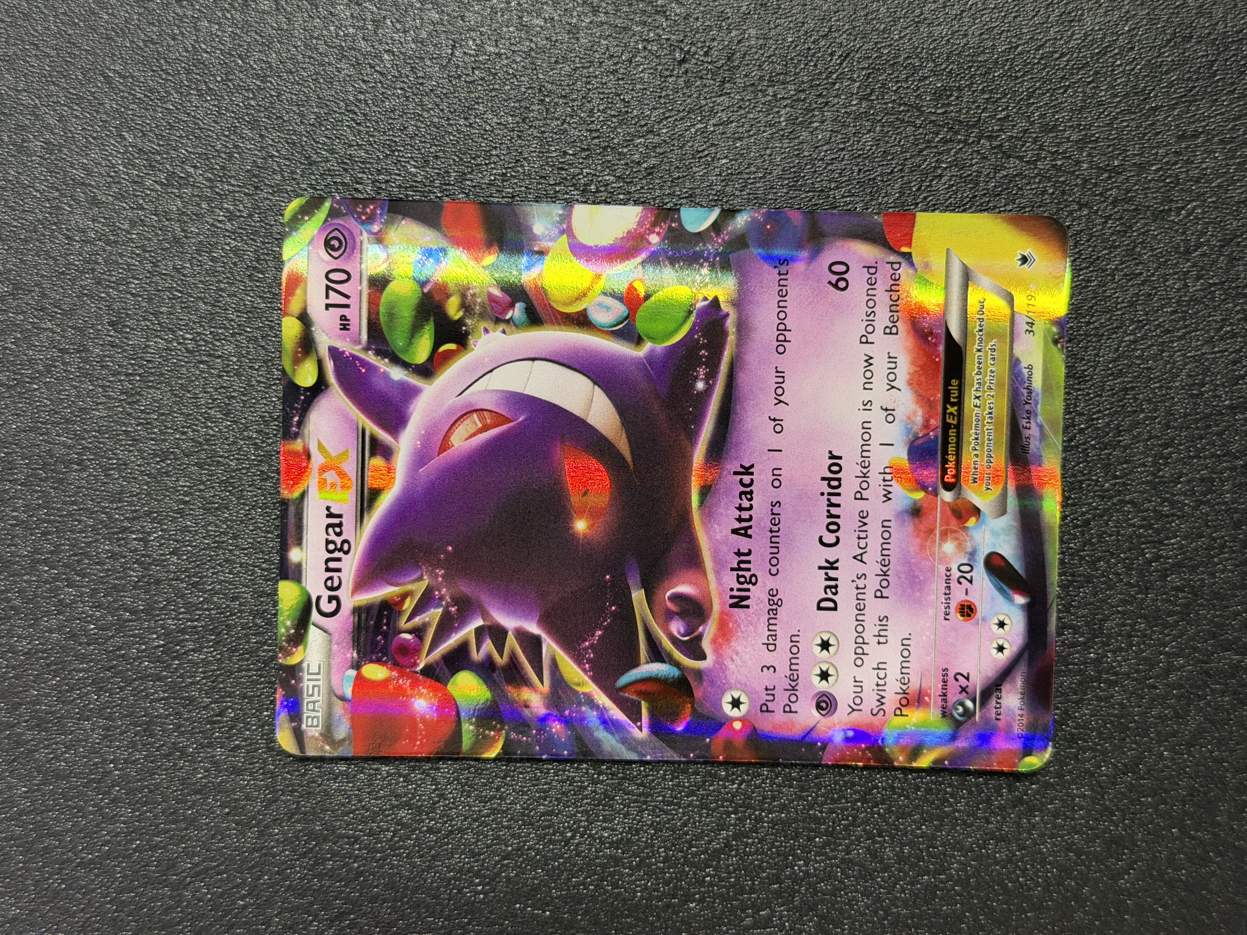 Gengar EX (34) 2014 Pokemon XY Phantom Forces - Pokémon Card Data