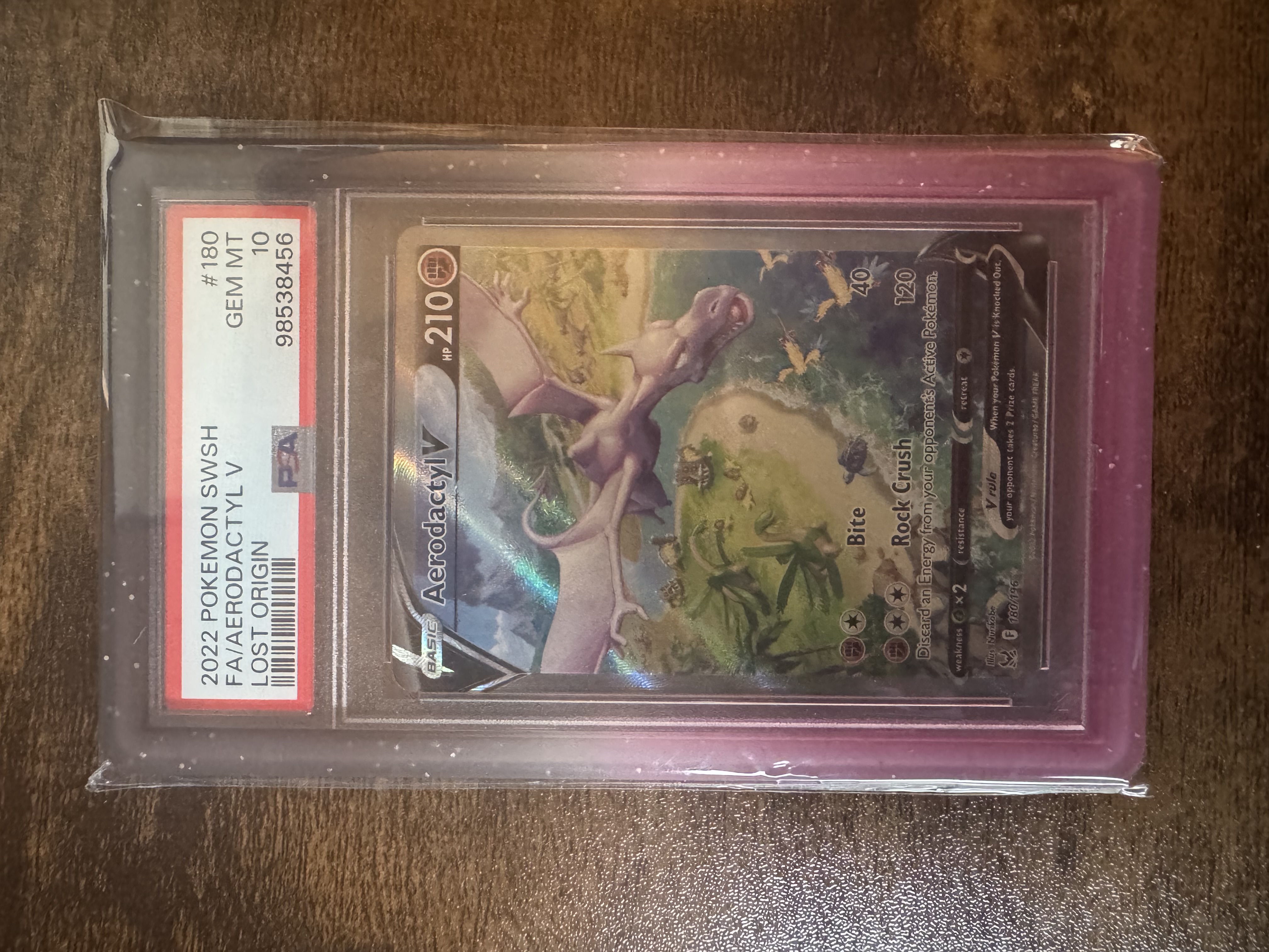 aerodactyl v pokemon card Full Art/Aerodactyl V (180) 2022 Pokemon Sword & Shield Lost Origin