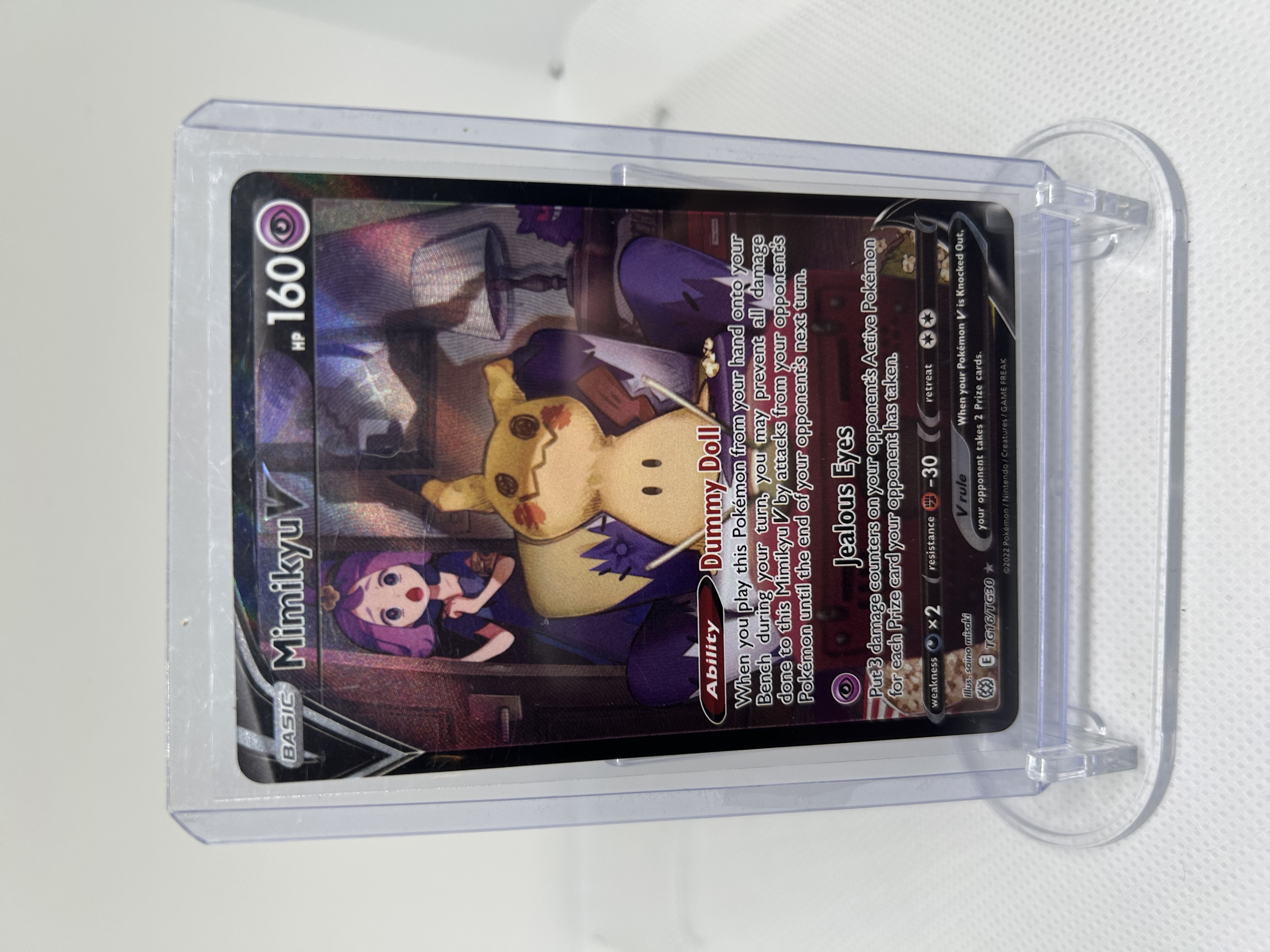mimikyu v pokemon card Custom Full Art Mimikyu V!