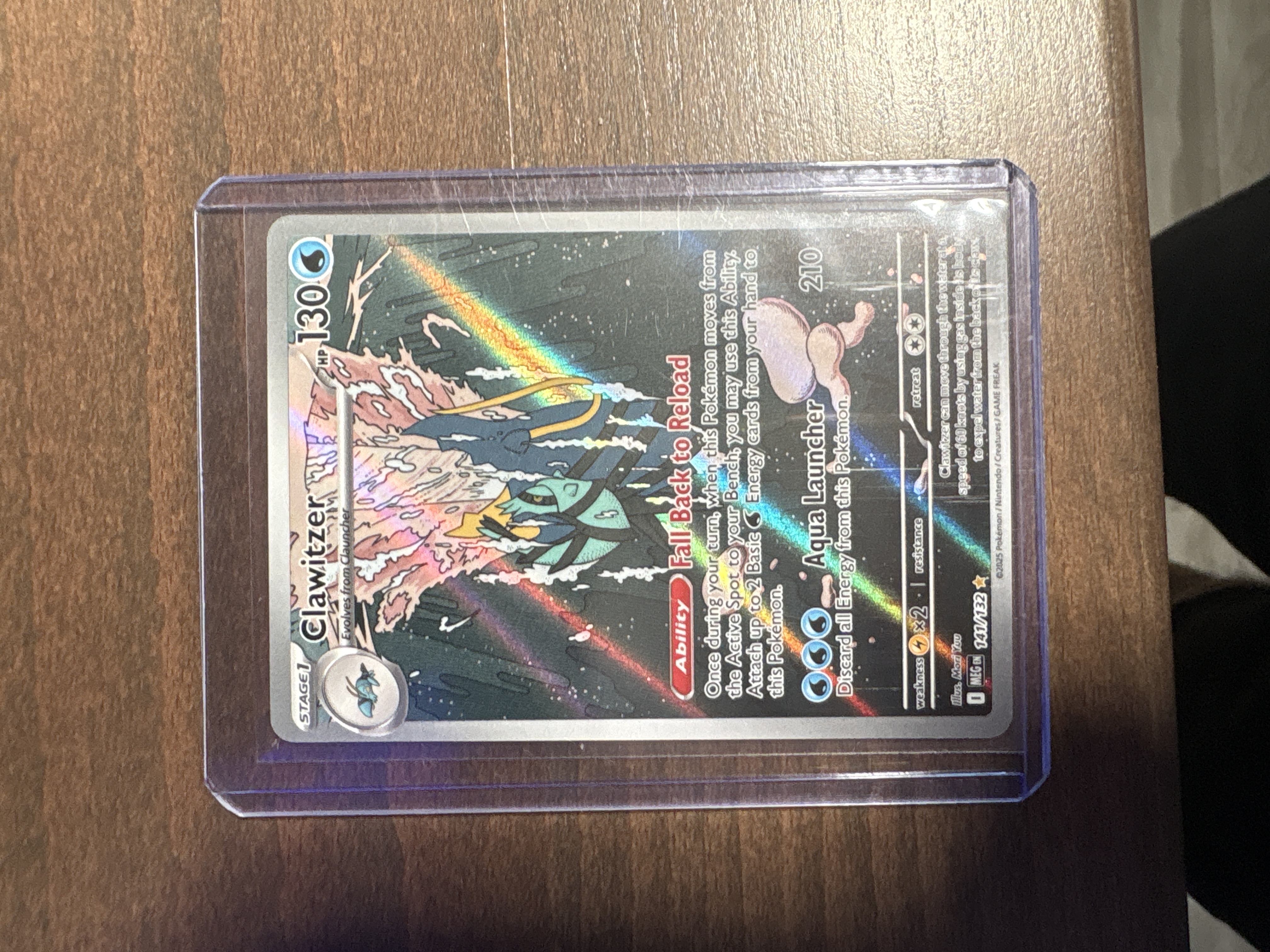 clawitzer pokemon card 2025 M1S Mega Symphonia Art Rare Holo #068/063 if an attack does damage to the Defending Pokemon Pokemon Cards: CLAWITZER 34/114 RARE