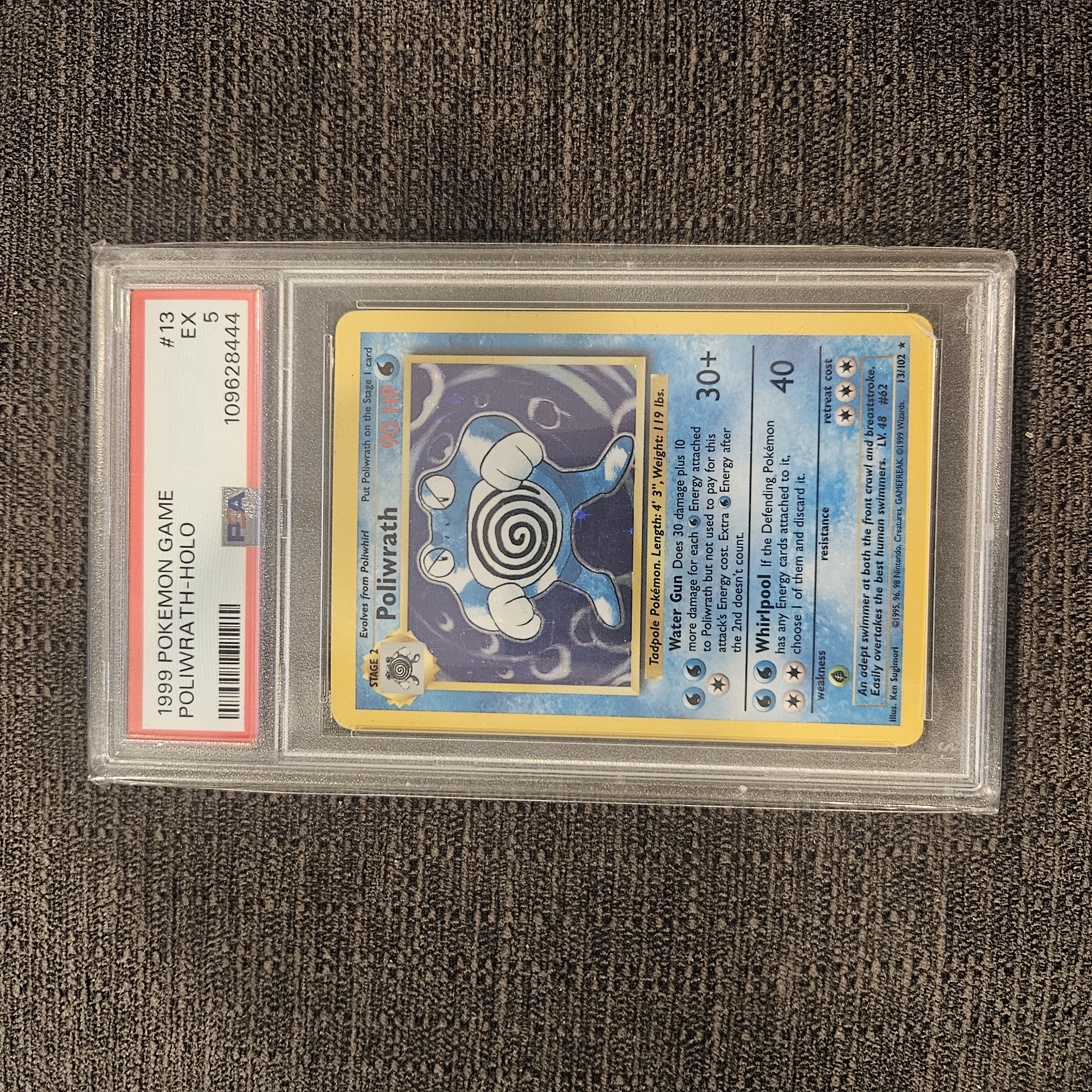 holographic poliwrath pokemon card value Misty's - 31/132 Non-Holo Rare proof acrylic case and featuring a striking image of the captivating character Pokemon Base Set Holo Rare