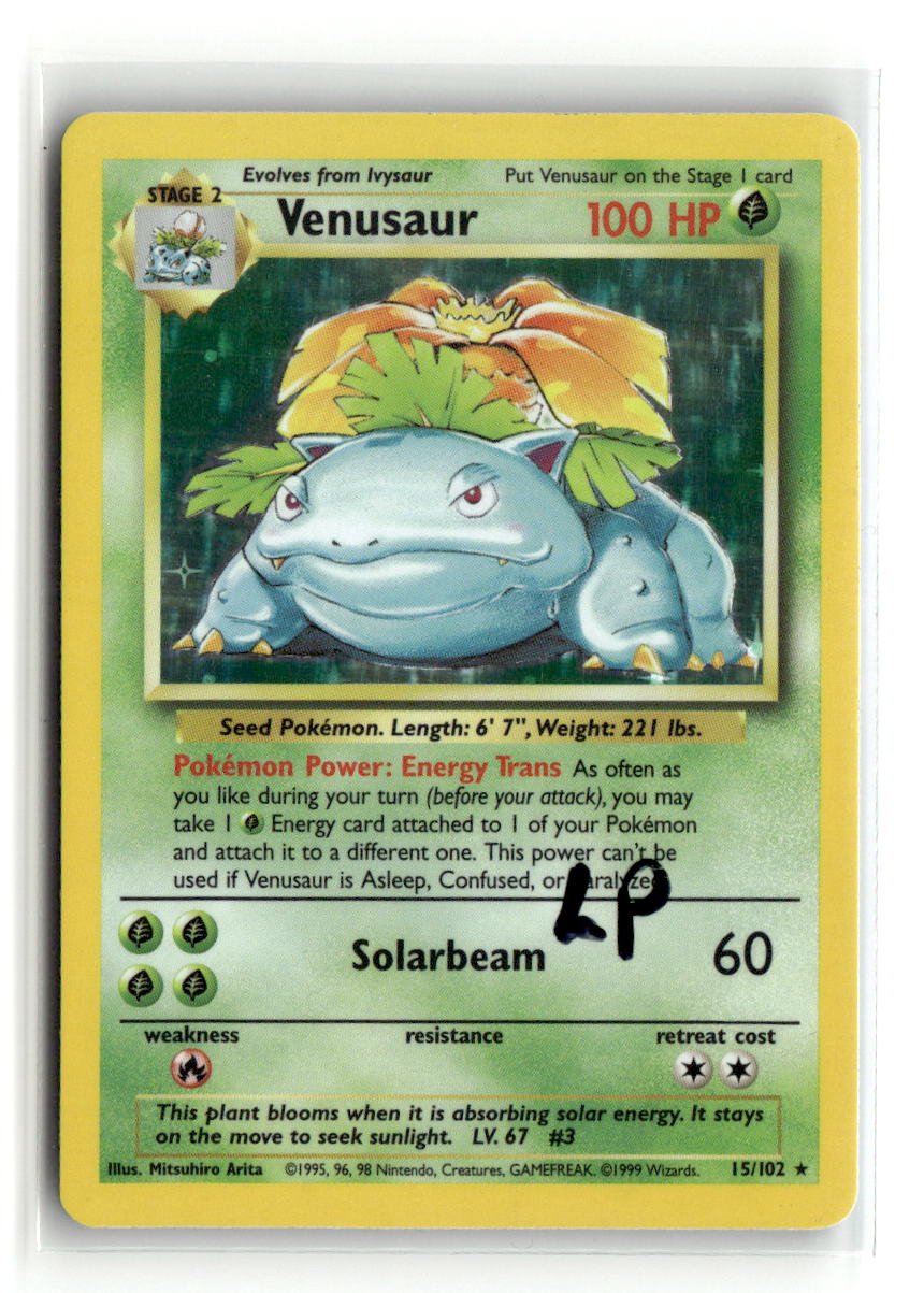 Venusaur 15 - Base Set - Pokémon Card Prices & Listings