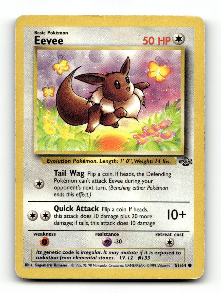 Eevee 51 - Jungle - Pokémon Card Prices & Listings
