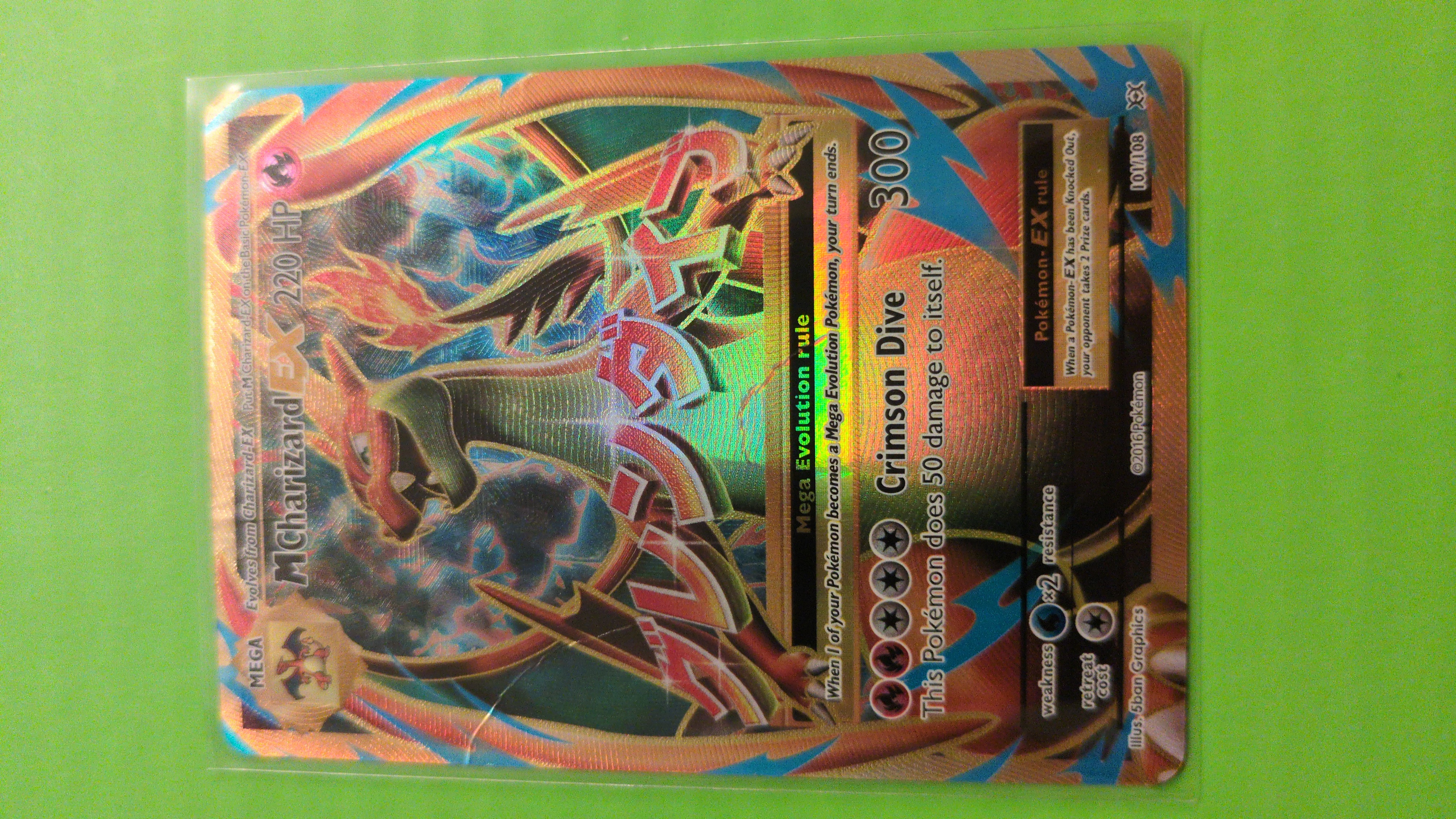 M Charizard EX (Full Art) 101 - XY - Evolutions - Pokémon Card