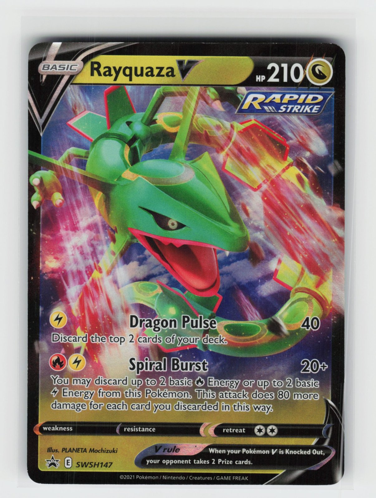 Rayquaza V SWSH147 - SWSH: Sword & Shield Promo Cards - Pokémon