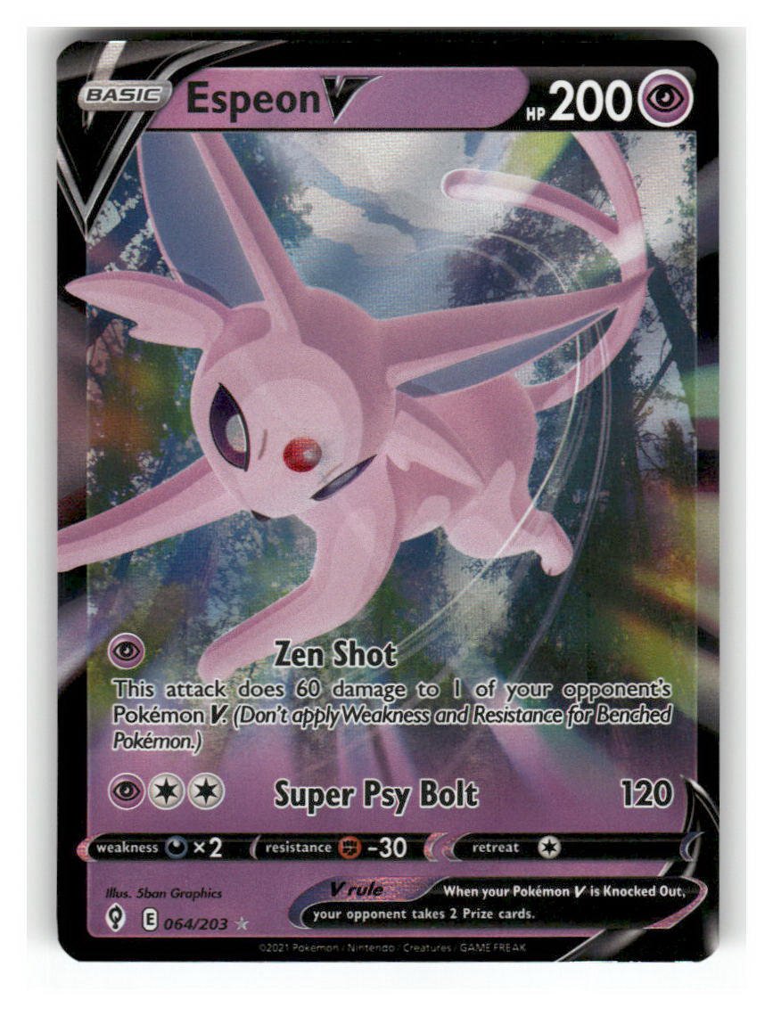 Espeon V 64 - SWSH07: Evolving Skies - Pokémon Card Prices & Listings