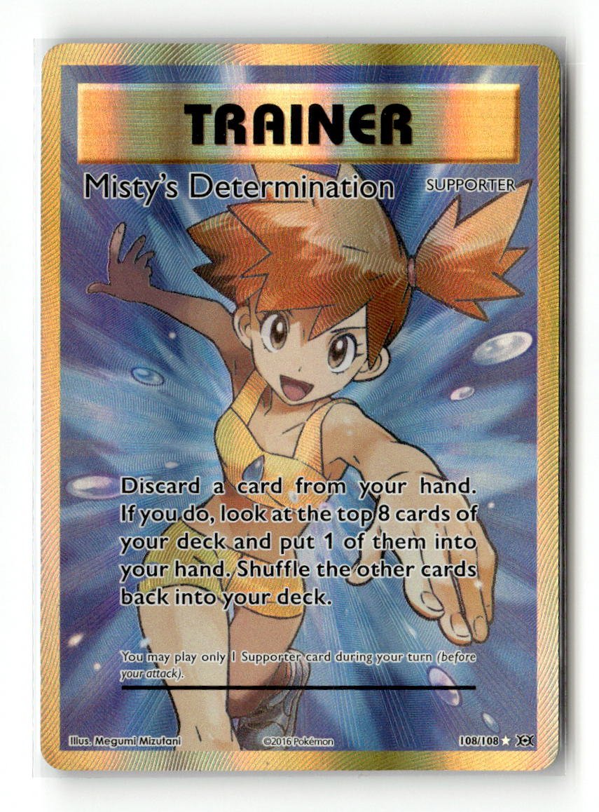 Misty's Determination (Full Art) 108 - XY - Evolutions - Pokémon