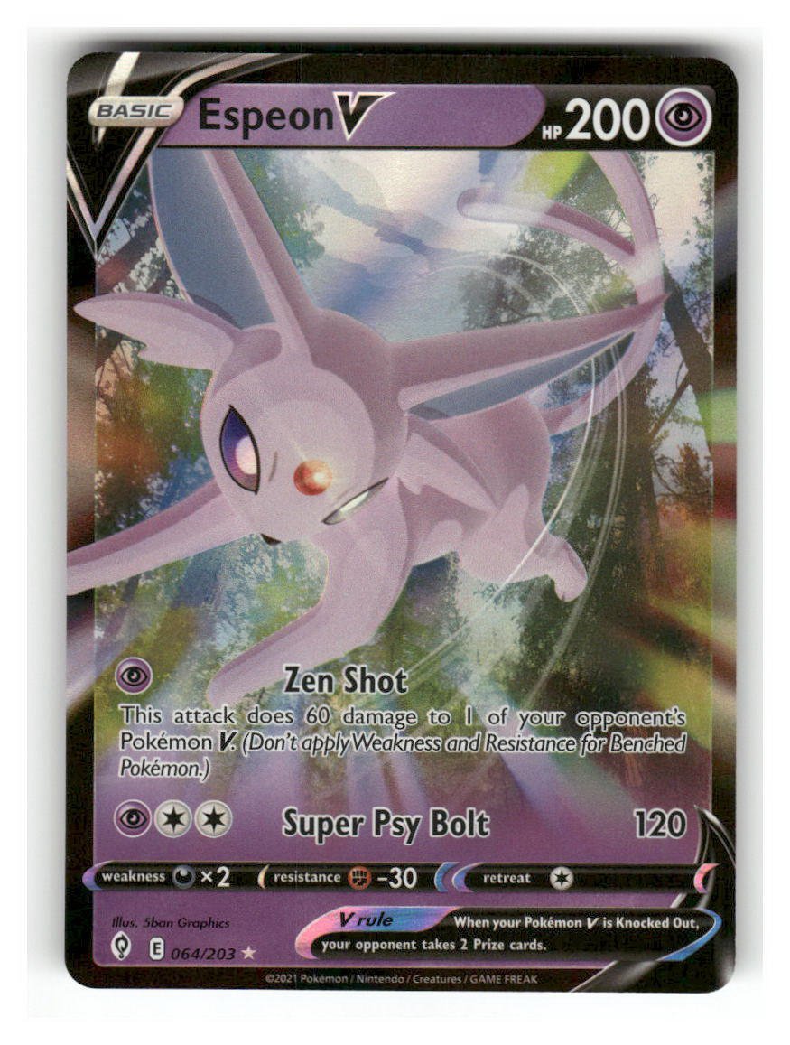 Espeon V 64 - SWSH07: Evolving Skies - Pokémon Card Prices & Listings