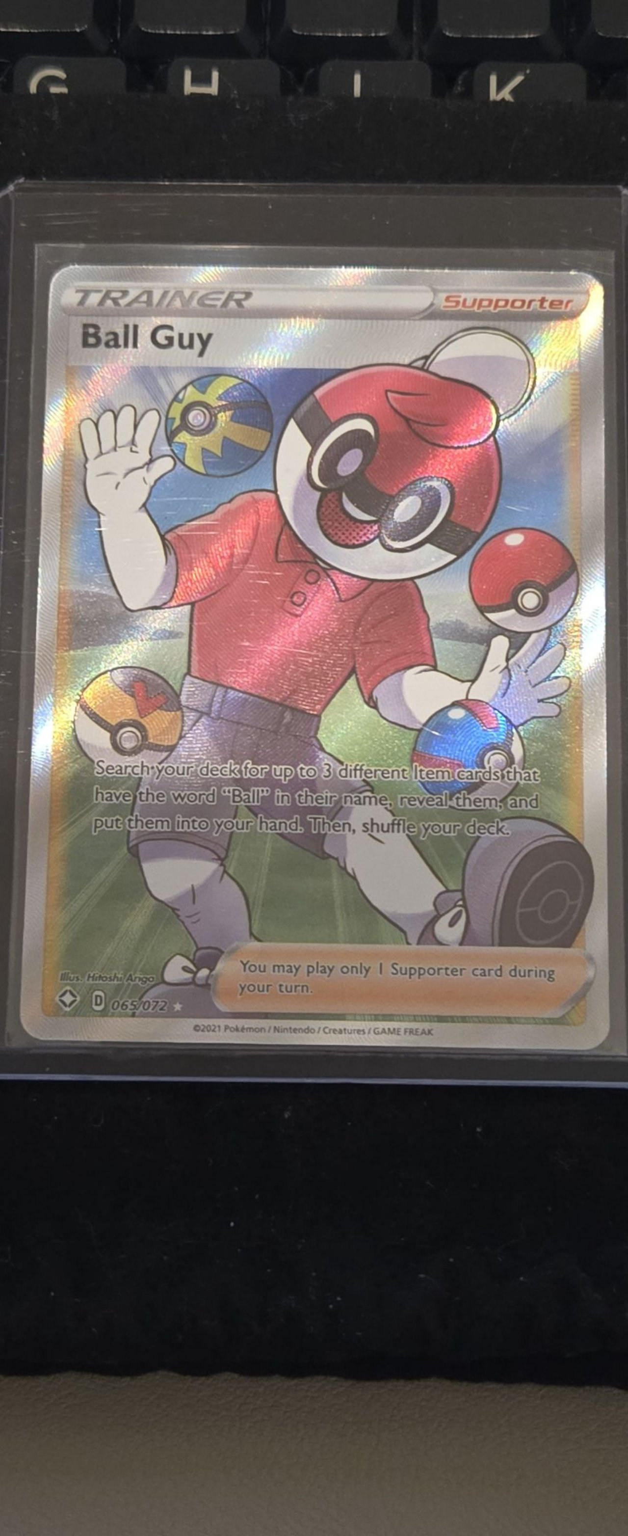ball guy pokemon card price 057/072 - Shining Fates - x4 Playset Ball Guy Full Art -