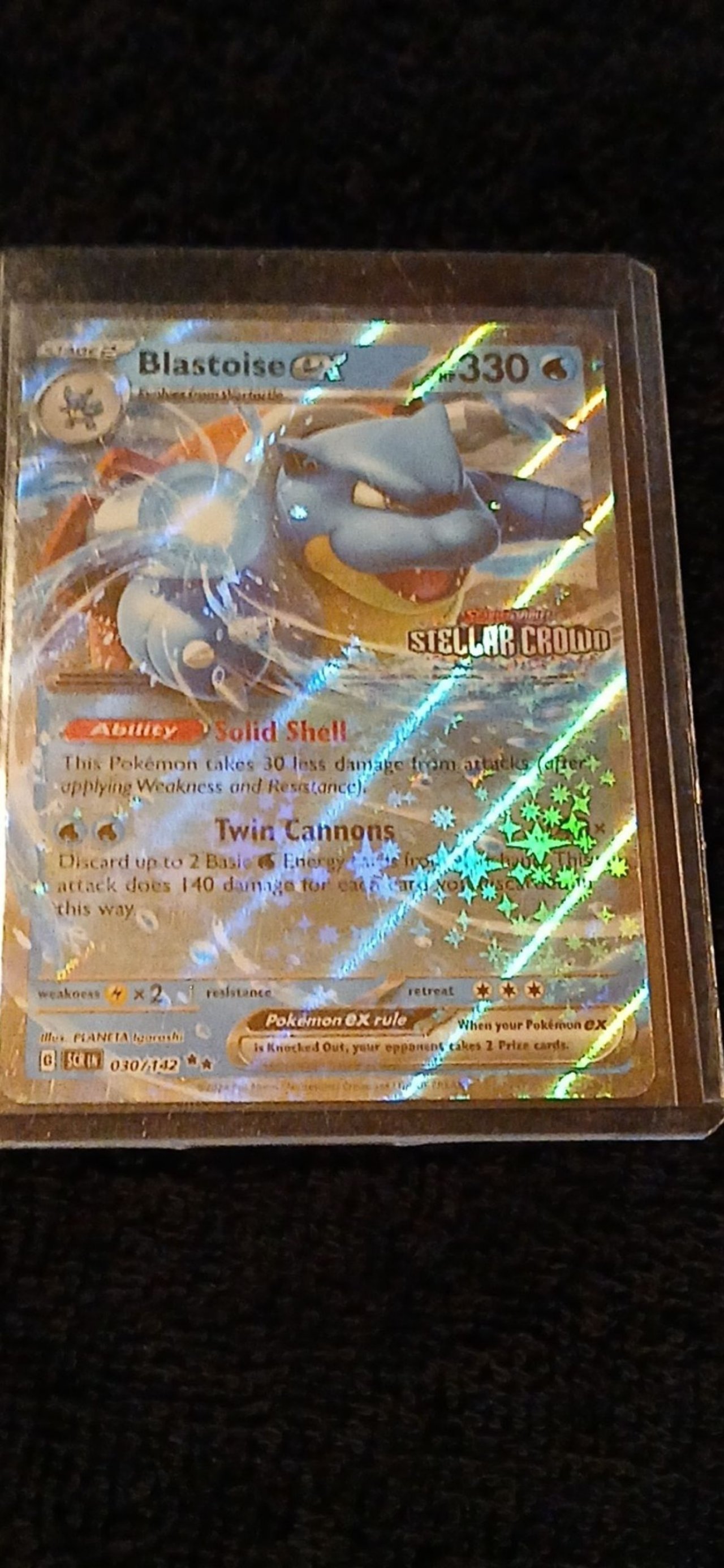 shiny blastoise pokemon card EX XY30 XY Holo Ultra Rare Near Mint favorite character Blastoise ex (Celestial Guardians #232/239,