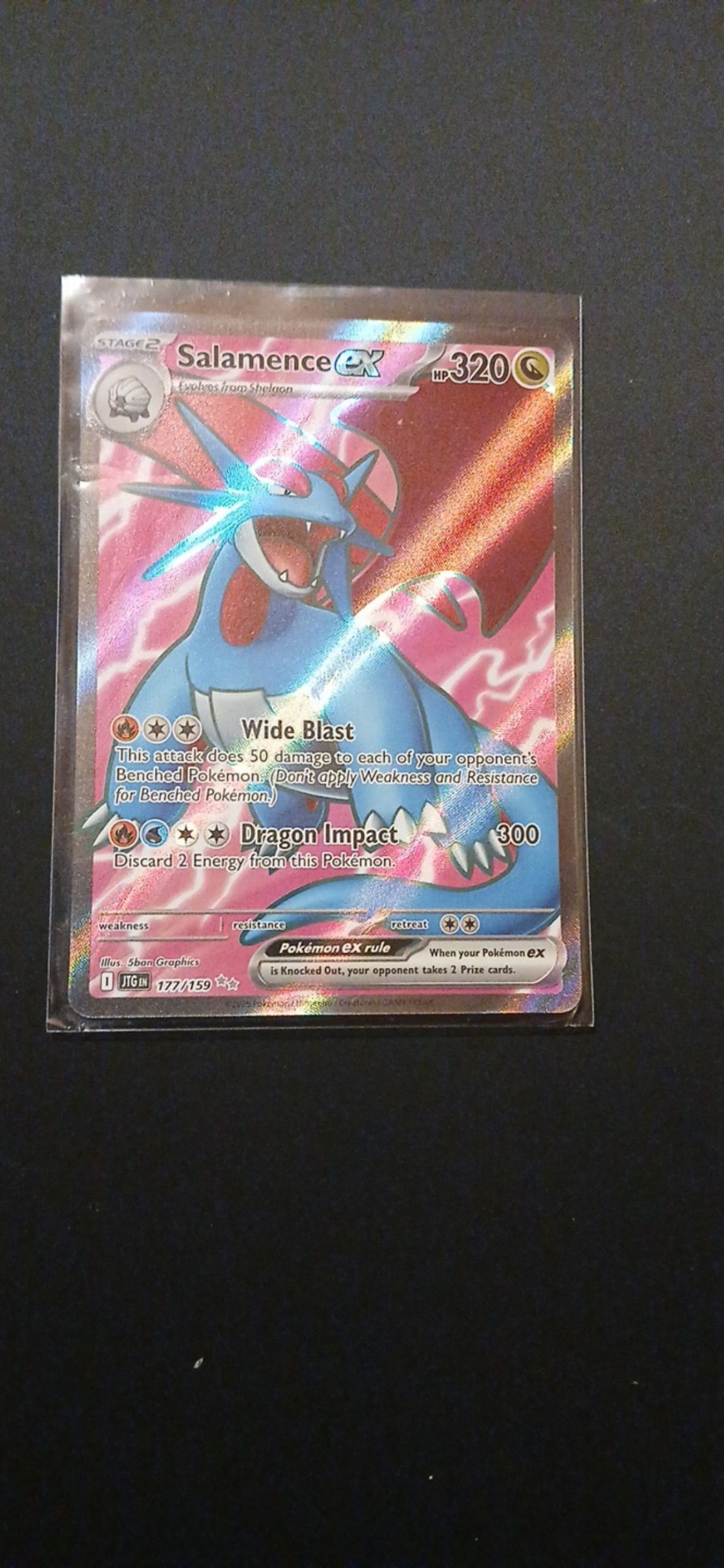 Salamence EX Ultra Rare (177) 2025 Pokemon Jtg EN-Journey Together