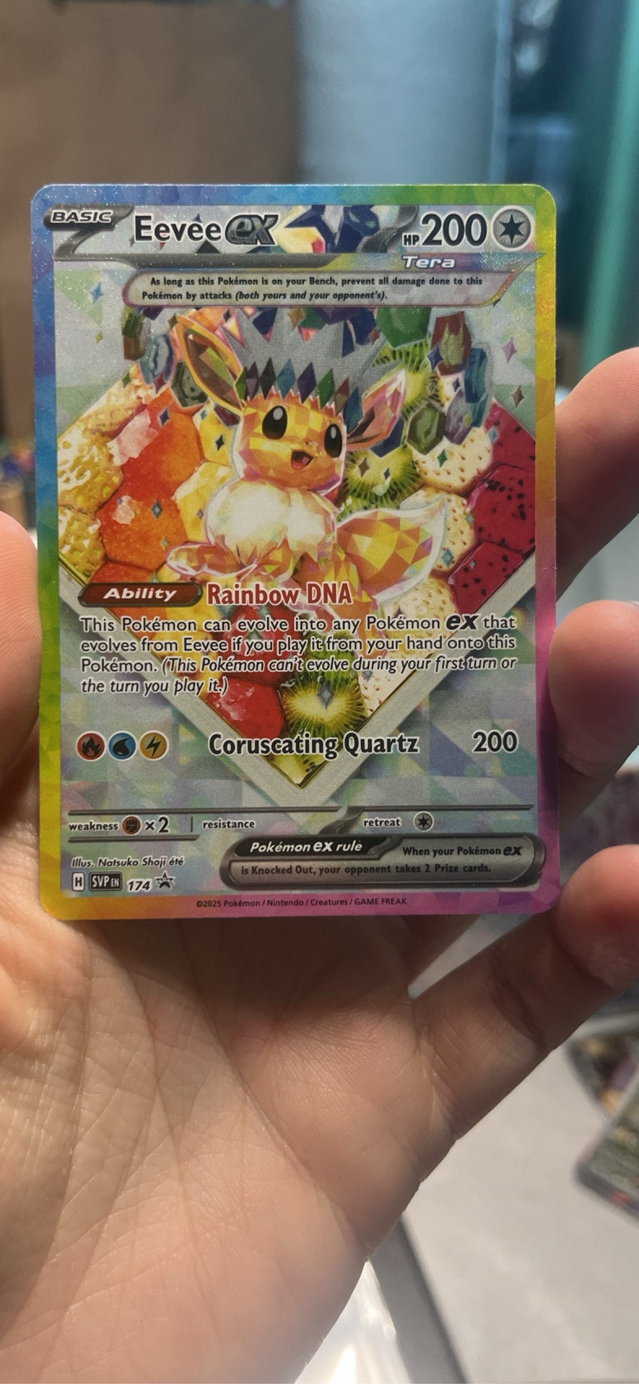 Eevee EX Prismatic Evolutions Super-Premium Collection (174) 2025