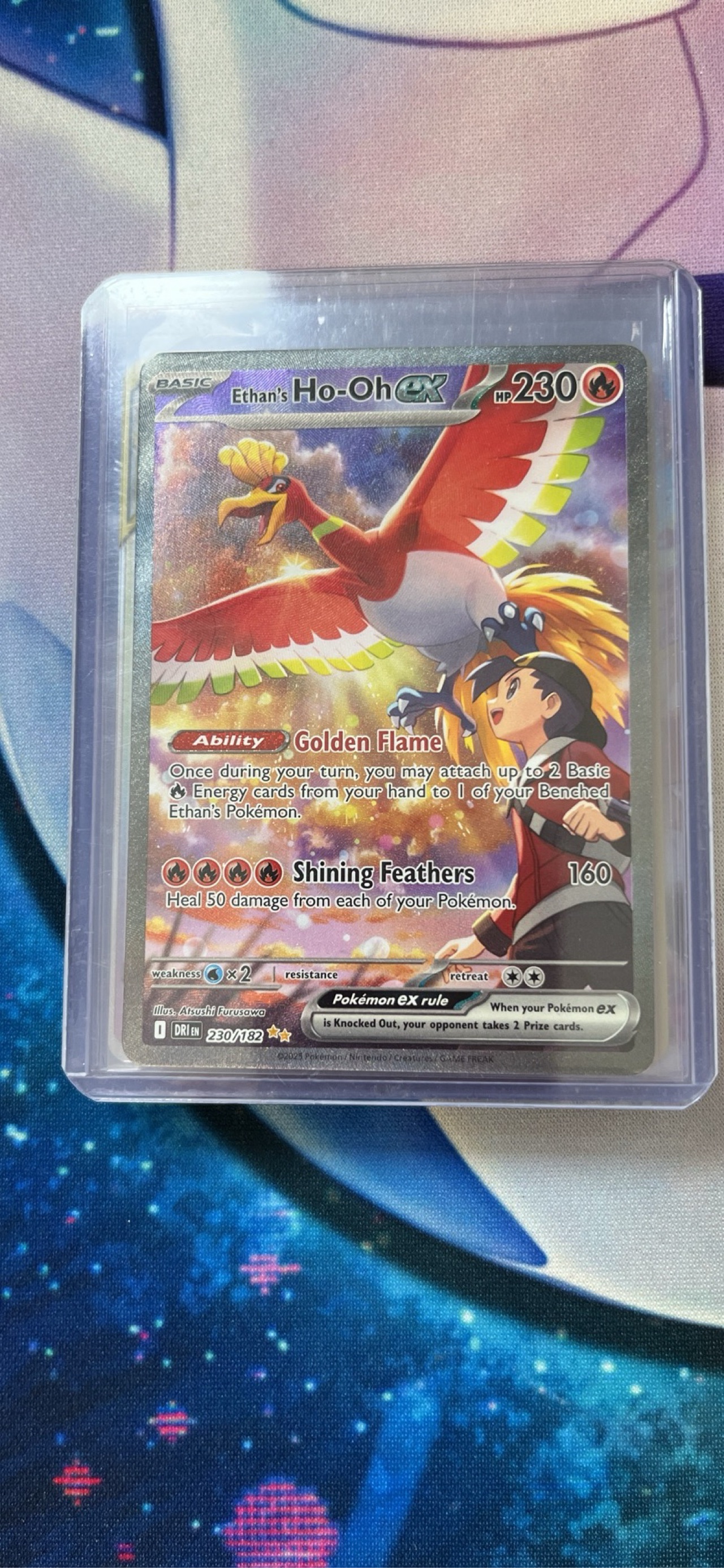 golden ho oh pokemon card Ho-Oh Black Star Promos Type Ethan's Ho-Oh EX 2025 Pokemon