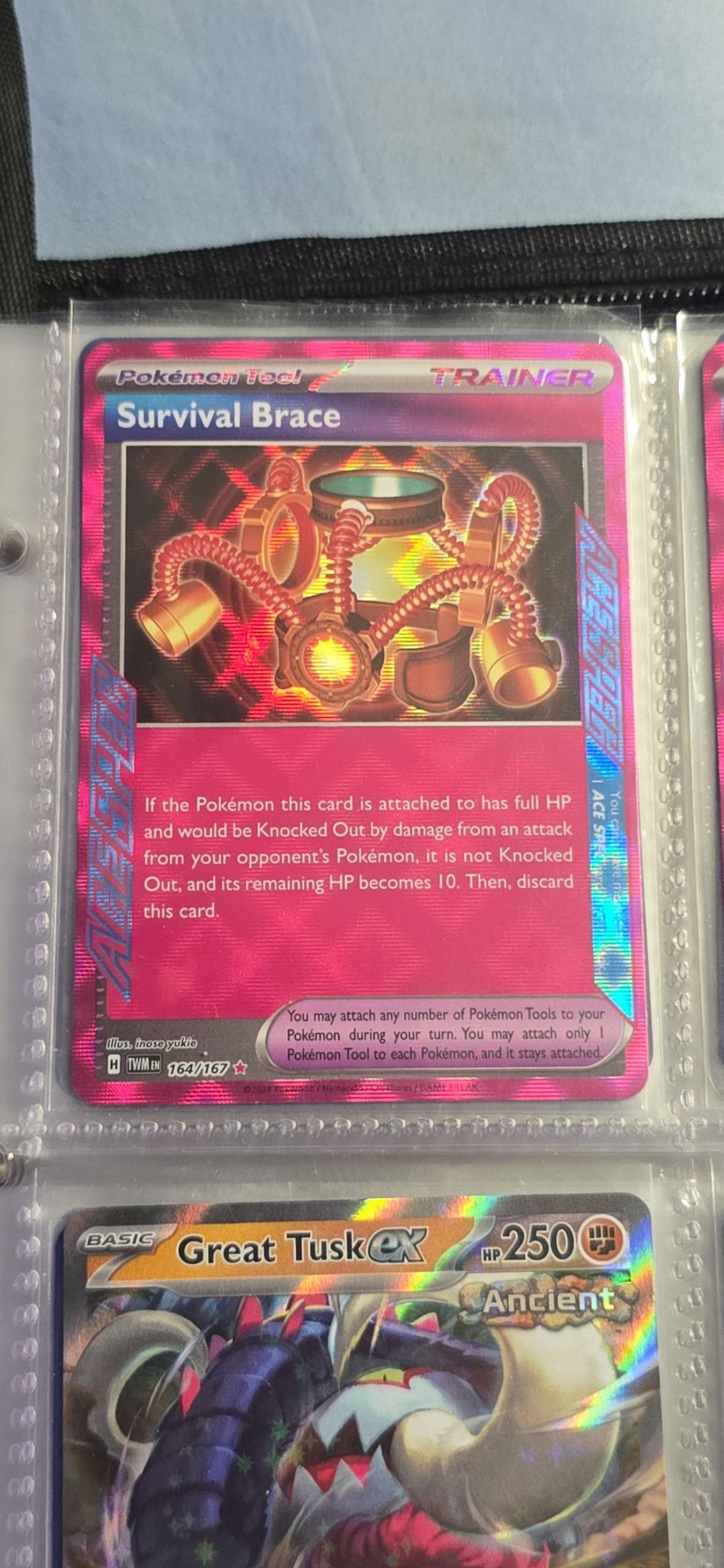 survival brace pokemon card value - 164/167 Ace Spec Holo Rare Discard this card Survival Brace 164/167- Twilight Masquerade