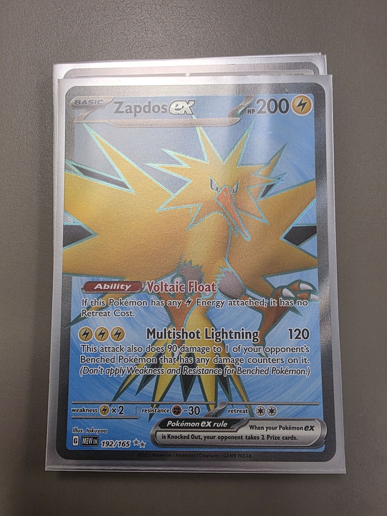 all zapdos pokemon cards Single Card B&W - NEXT DESTINIES (Reverse Holo) Celebrate the legacy of your favorite tabletop game with this Zapdos EX 2023 Pokemon 151 Special Illustration Rare #202 CGC Authenticated 9.5 Card Zapdos EX 2023 Pokemon 151