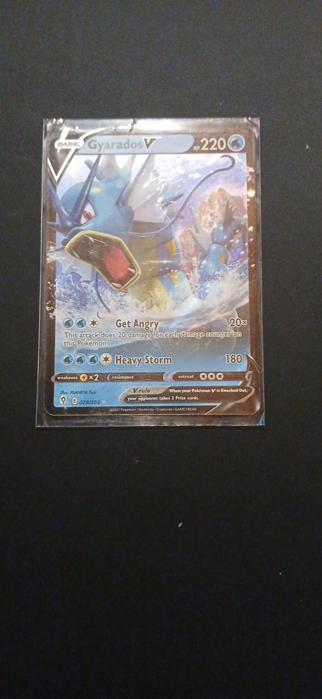 gyarados v pokemon card & Vmax Lot - Evolving Skies 028/203 & 029/203 your opponent takes 2 Prize cards Gyarados V 2021 Japanese Sword