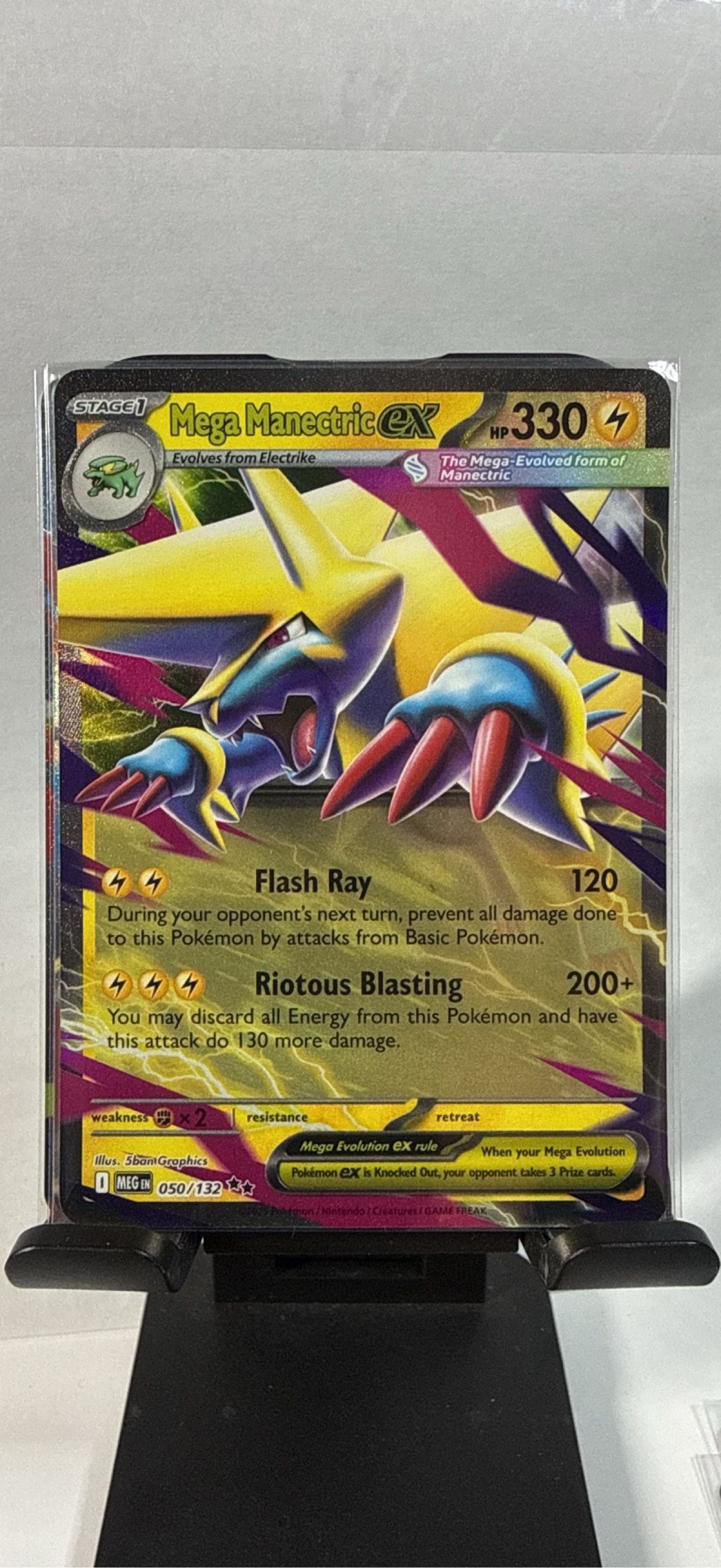 pokemon mega manectric ex card Mega Manectric ex - 158/132 - ME01: Mega Evolution - Pokemon