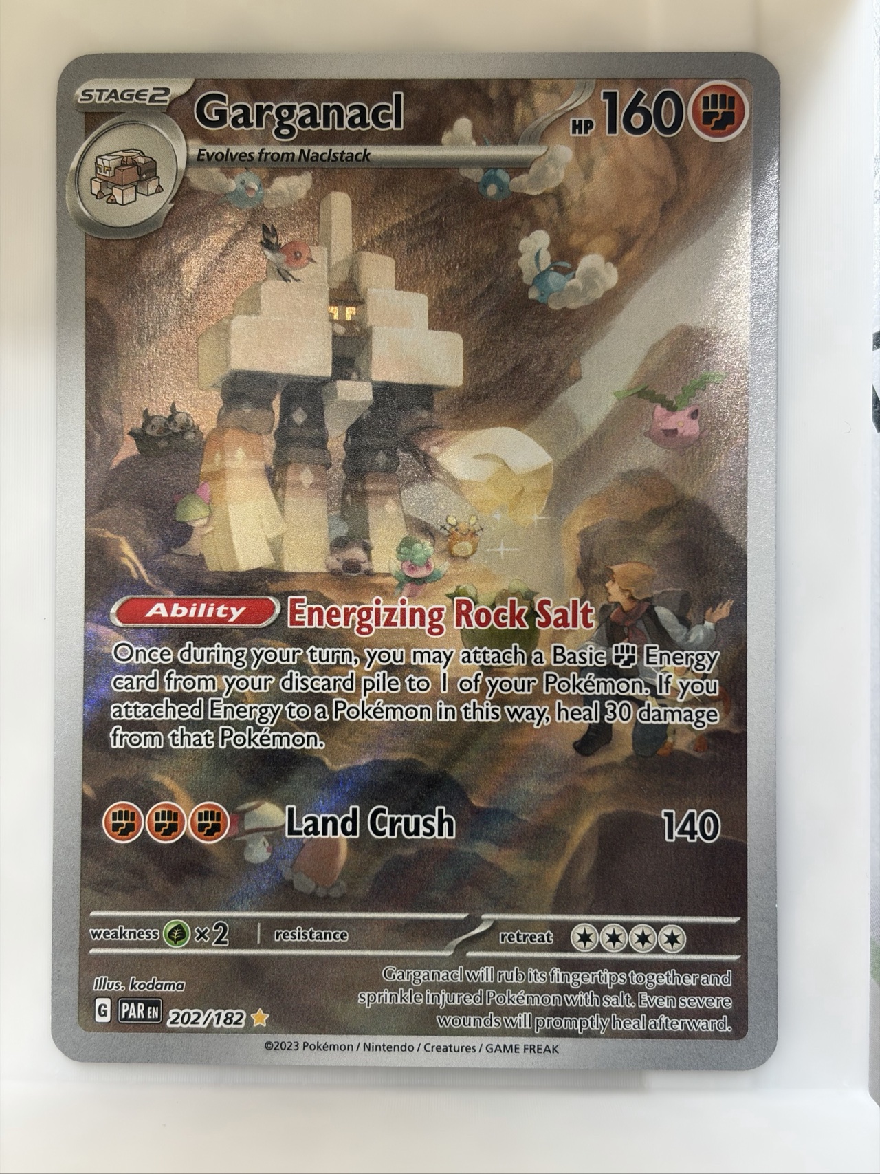 Garganacl 202 - SV04: Paradox Rift - Pokémon Card Prices & Listings