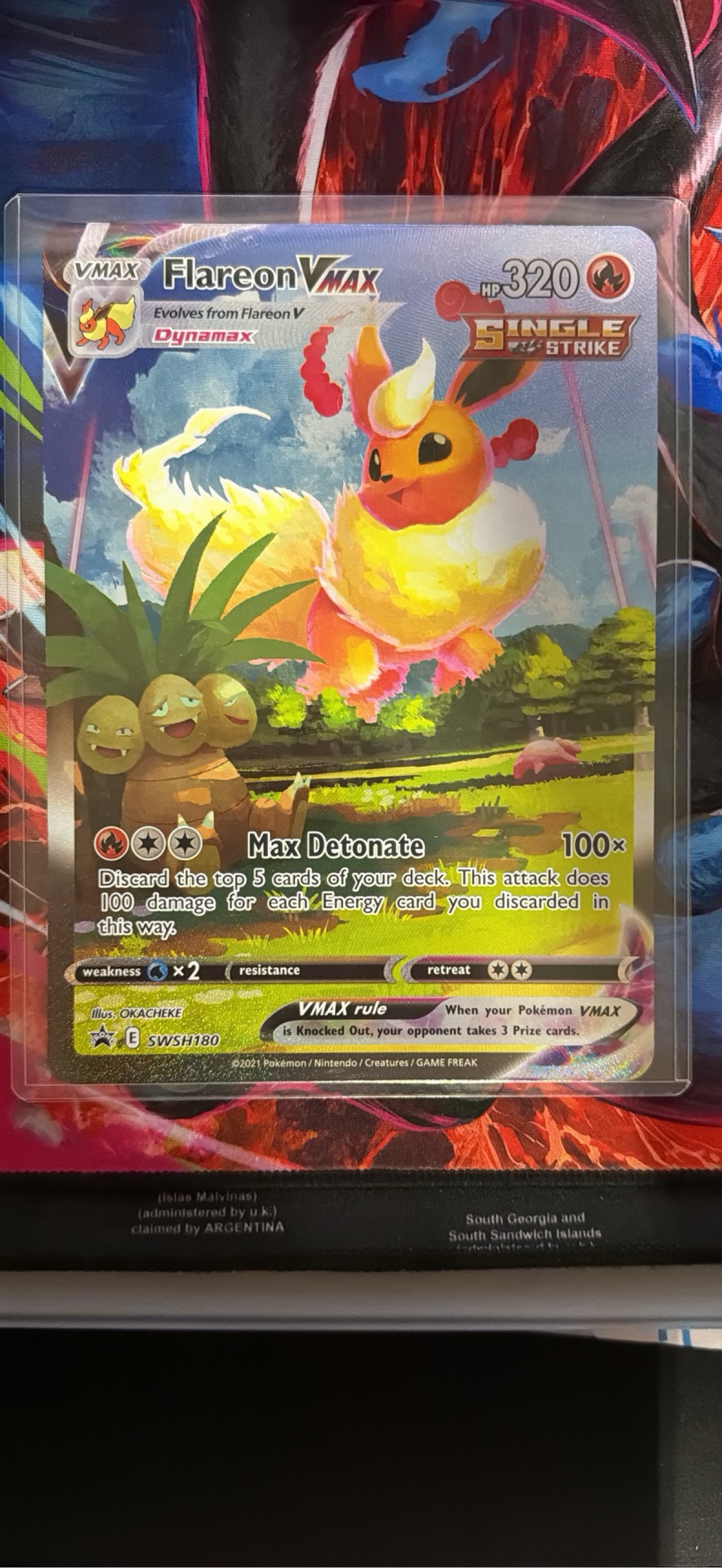 Flareon VMAX SWSH180 - SWSH: Sword & Shield Promo Cards - Pokémon