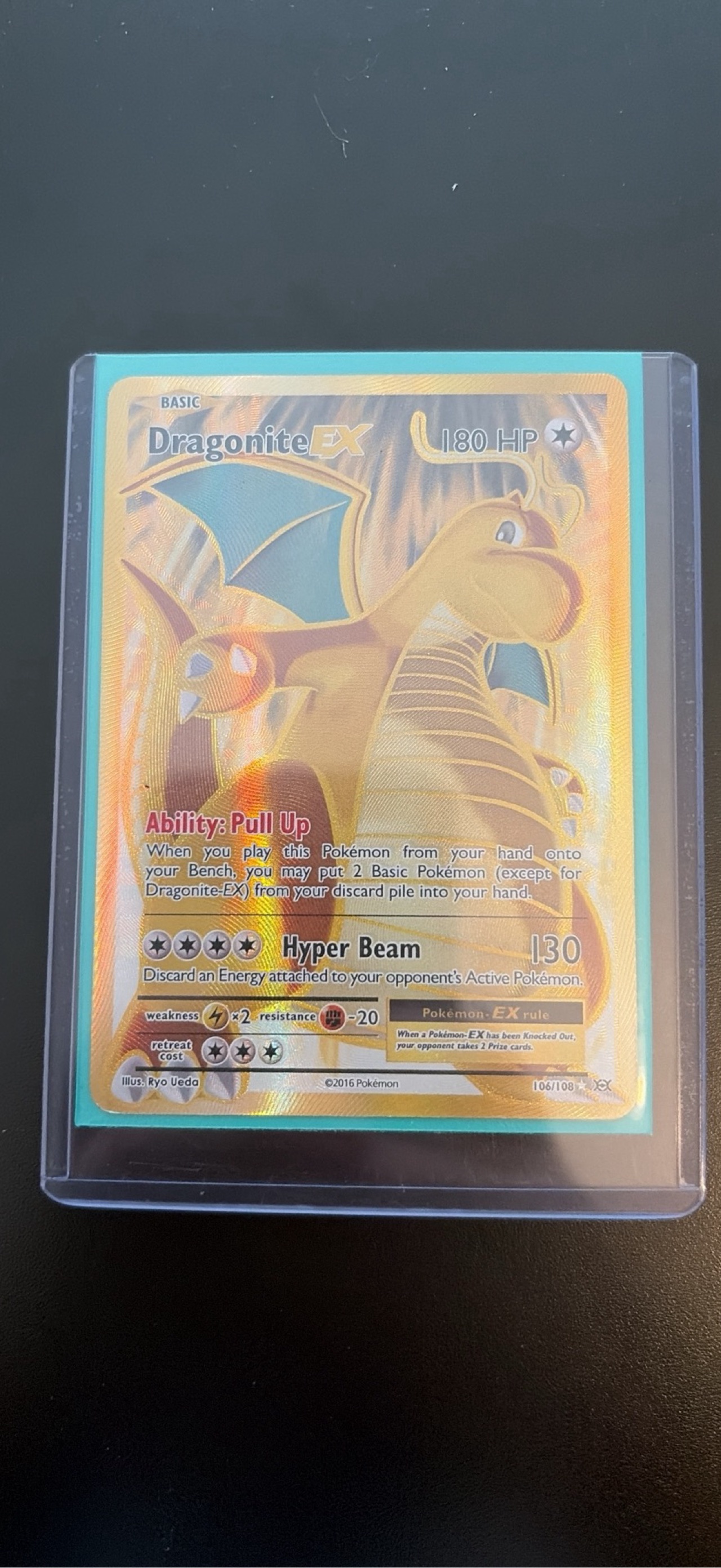 Dragonite EX (Full Art) 106 - XY - Evolutions - Pokémon Card