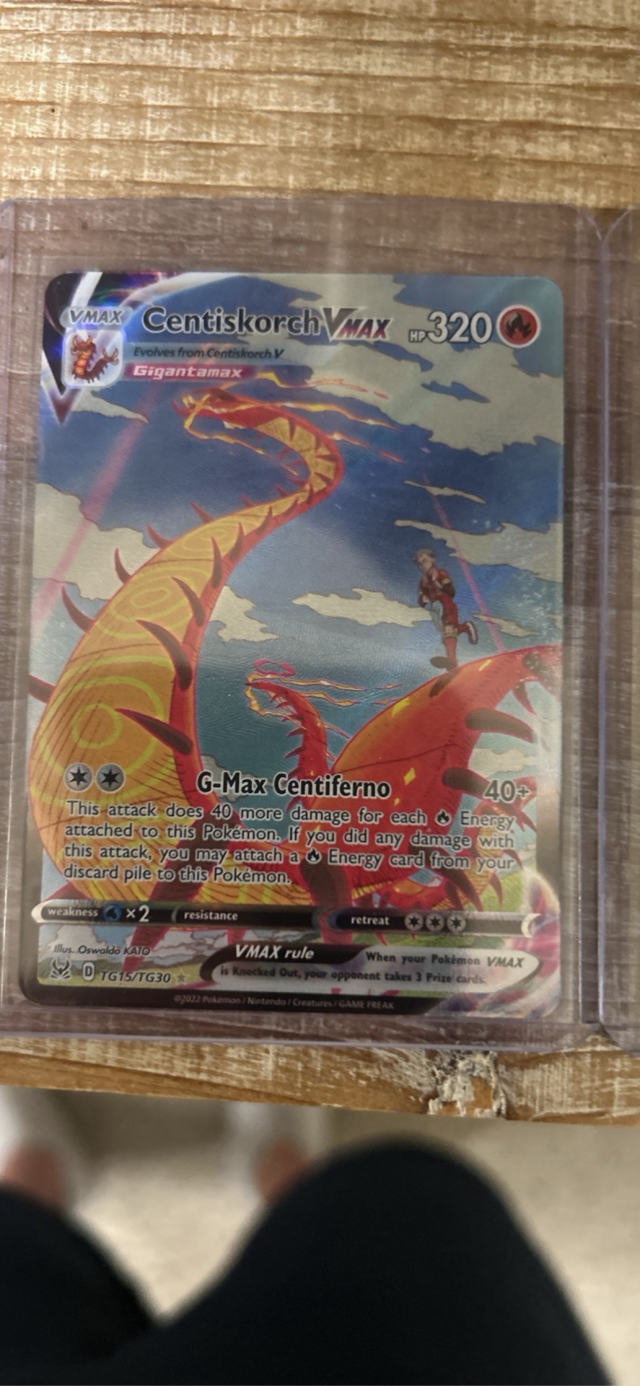 pokemon card centiskorch VMAX TG15/TG30 CGC 9 (Scratches on Slab) Colorless Artist Centiskorch VMAX SV109/SV122 – Custom