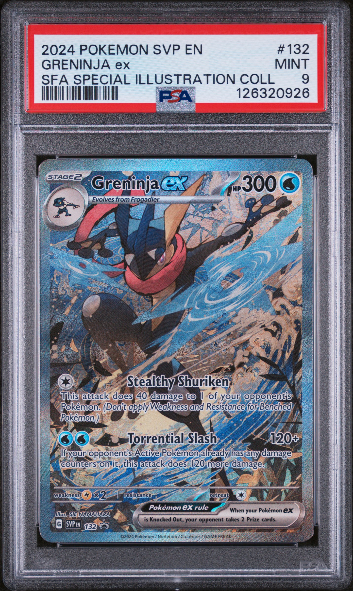 Greninja EX Shrouded Fable Special Illustration Collection (132