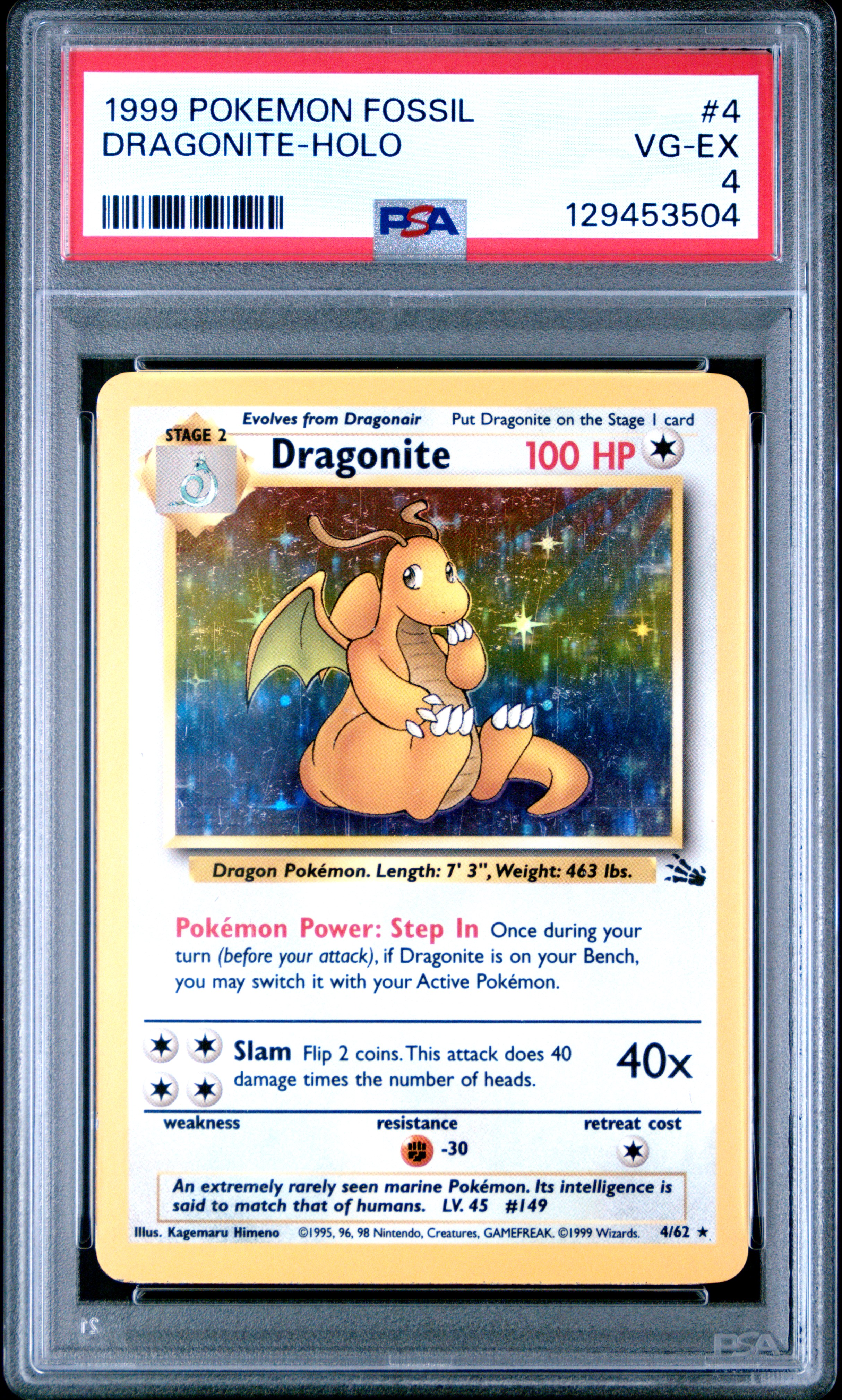 Dragonite 4 - Fossil - Pokémon Card Prices & Listings
