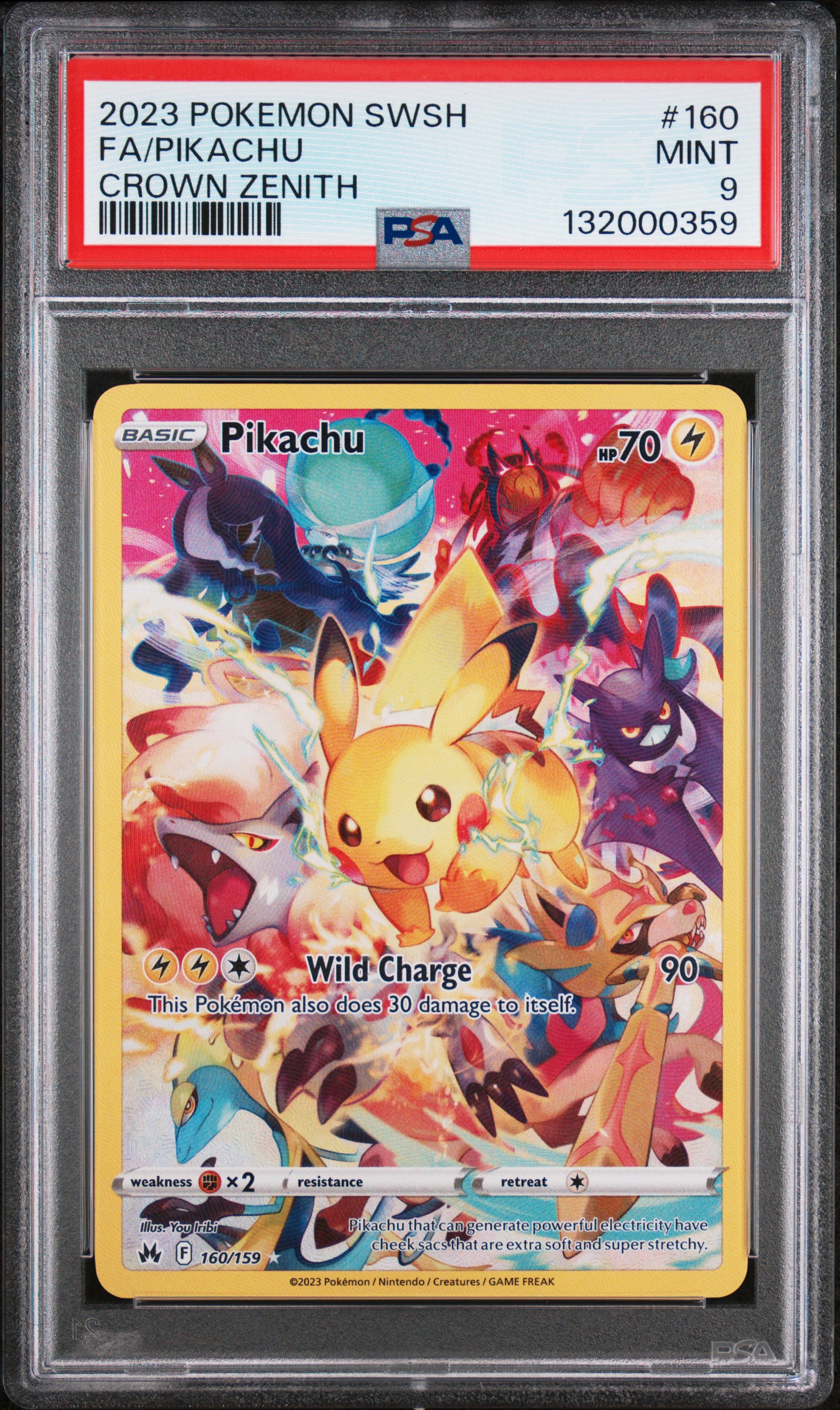 Full Art/Pikachu (160) 2023 Pokemon Sword and Shield Crown Zenith