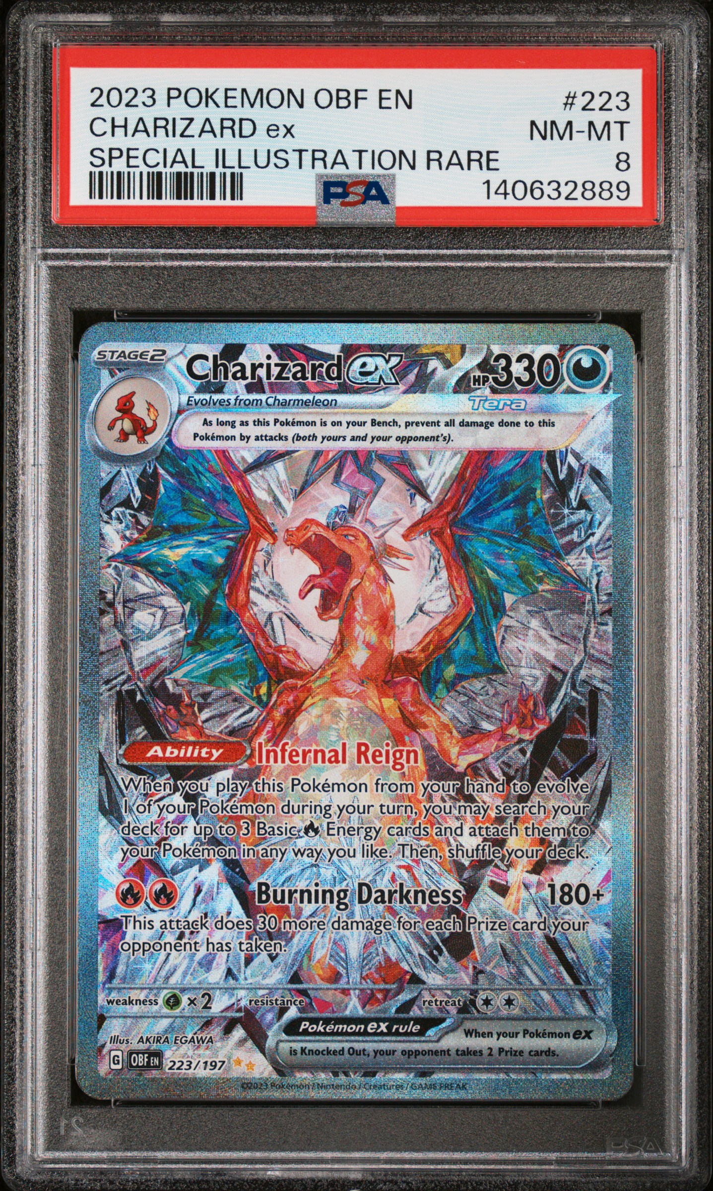 Charizard EX Special Illustration Rare (223) 2023 Pokemon Obf EN