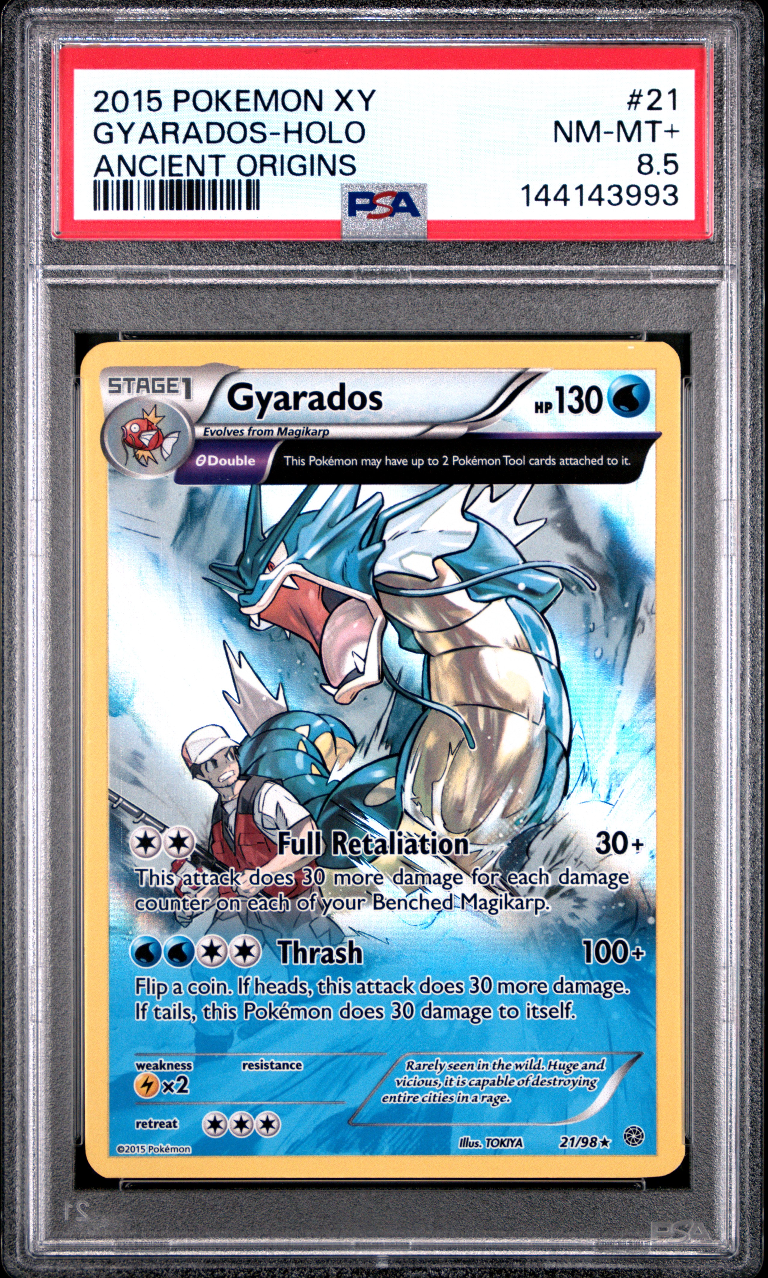Gyarados-Holo (21) 2015 Pokemon XY Ancient Origins - Pokémon Card Data
