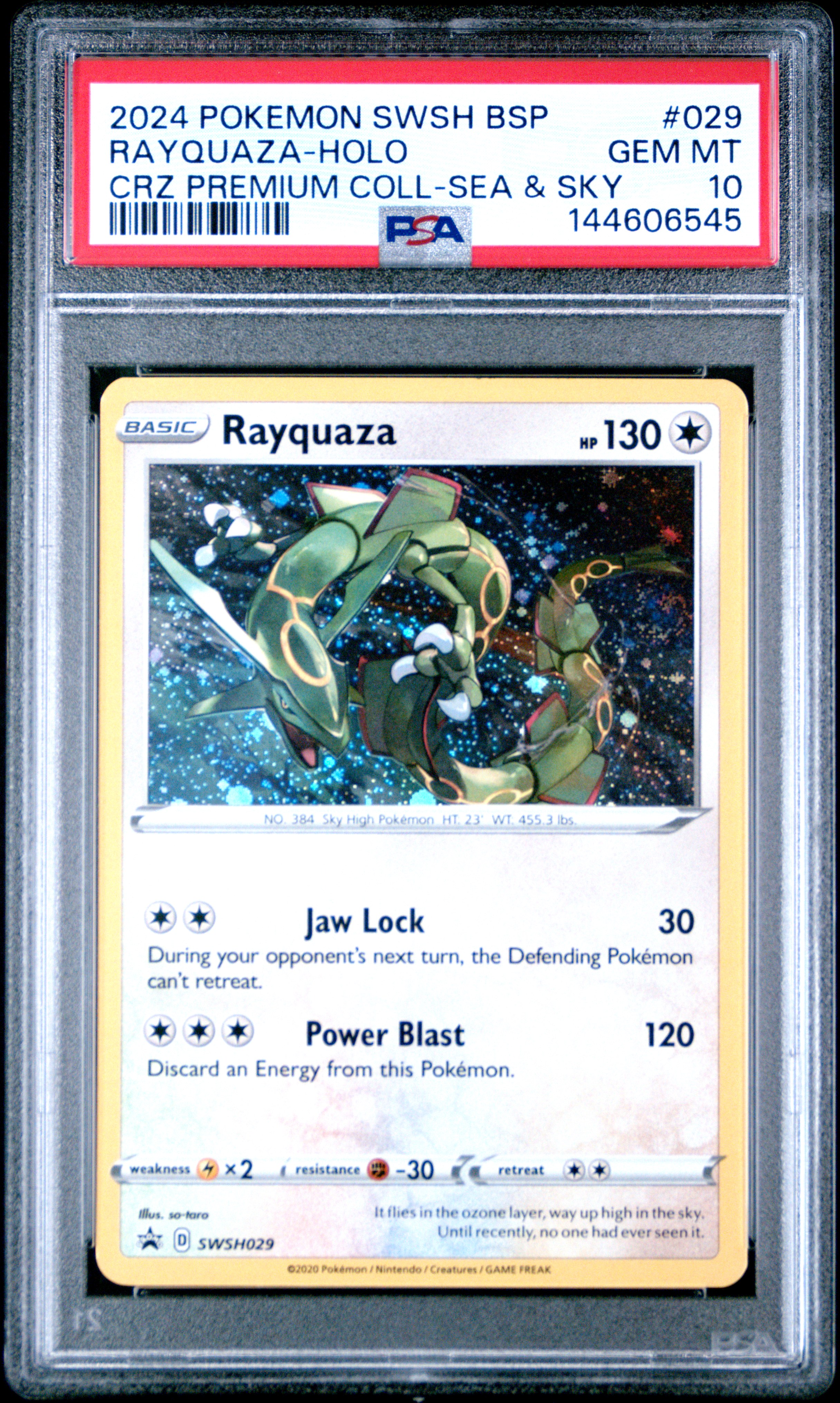 Rayquaza-Holo Crown Zenith Premium Collection Sea & Sky (029) 2024