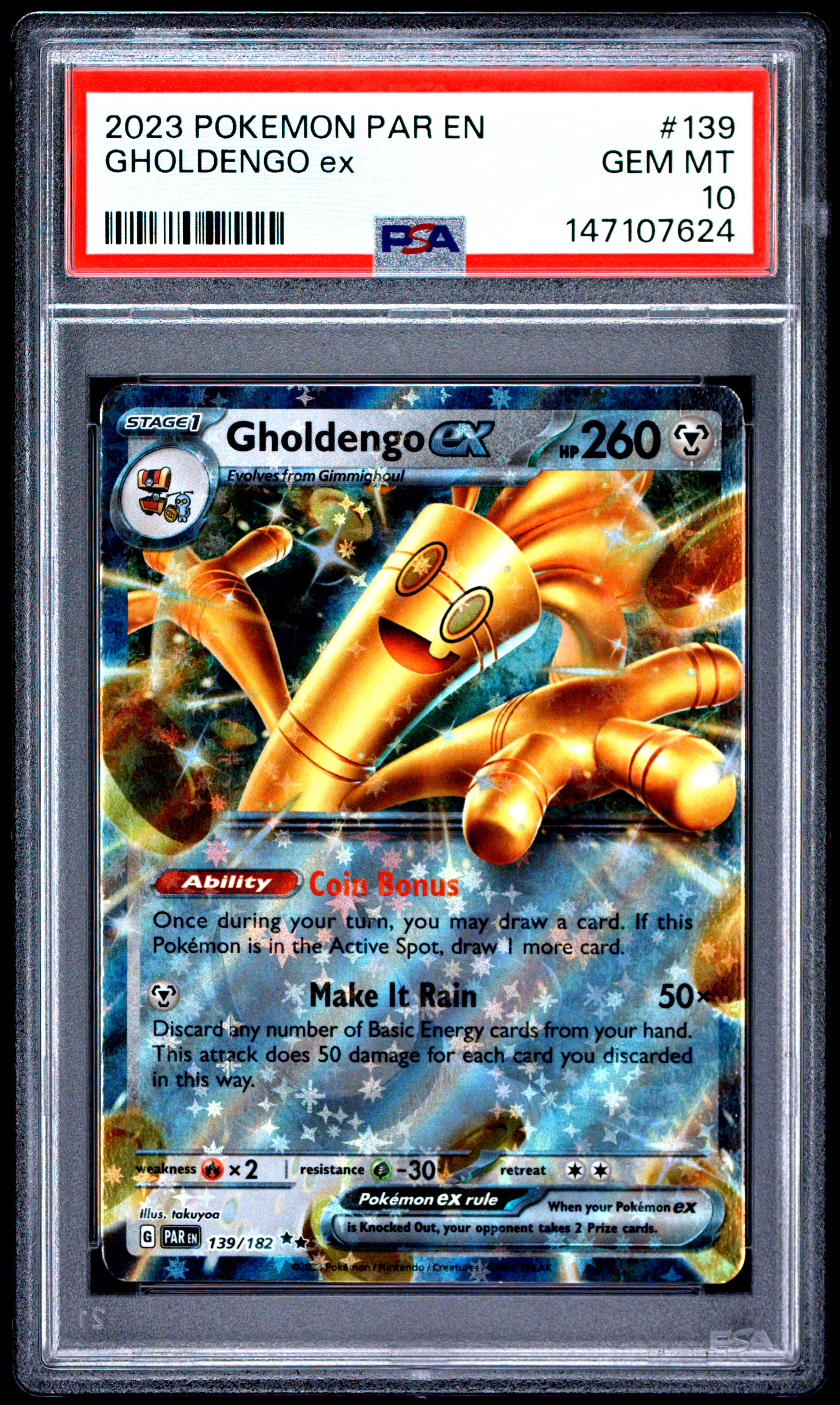 Gholdengo EX (139) 2023 Pokemon Par EN-Paradox Rift - Pokémon Card