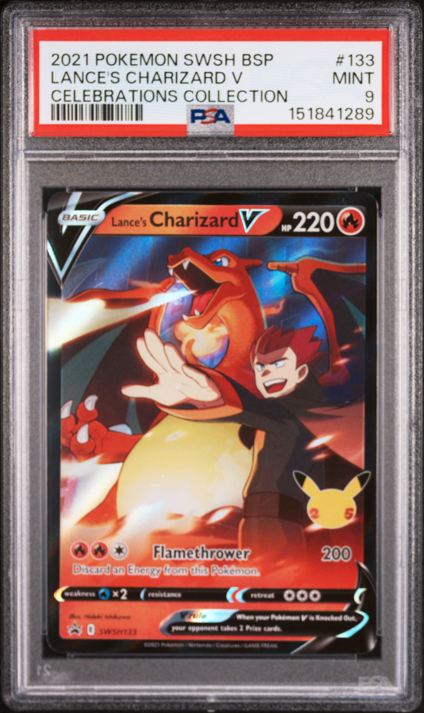 Lance's Charizard V SWSH133 - SWSH: Sword & Shield Promo Cards